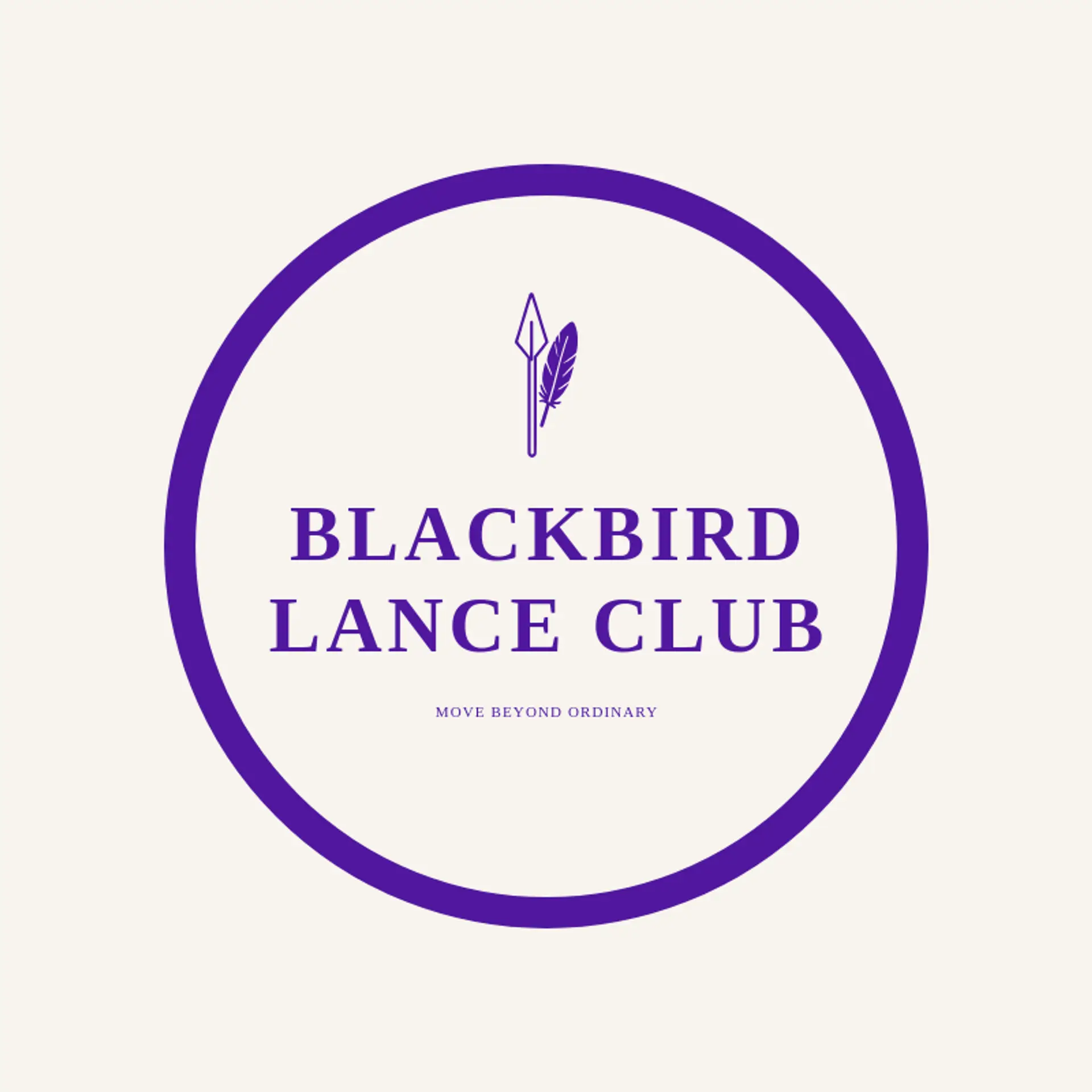 Blackbird Lance Club logo for spear