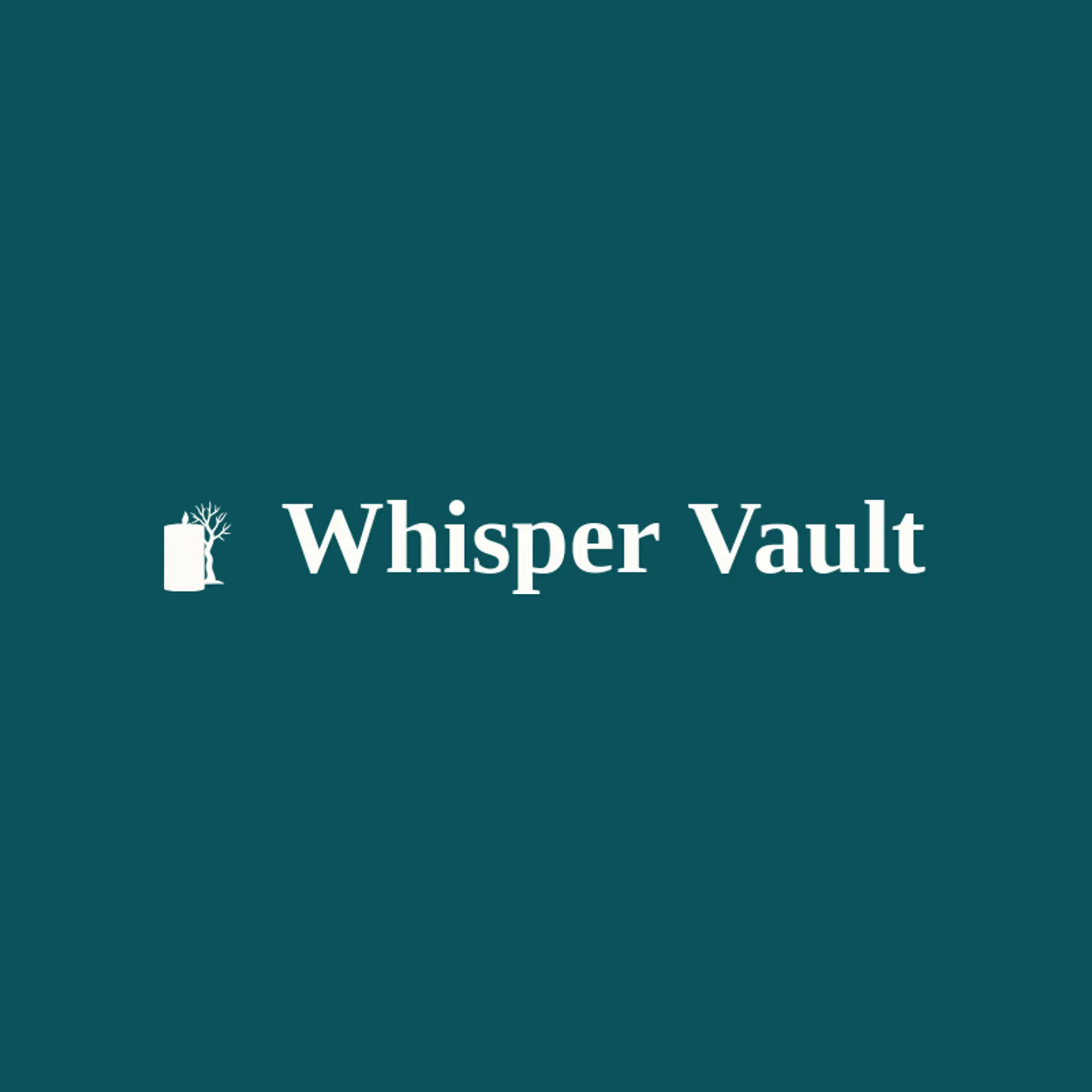 Whisper Vault logo for horror