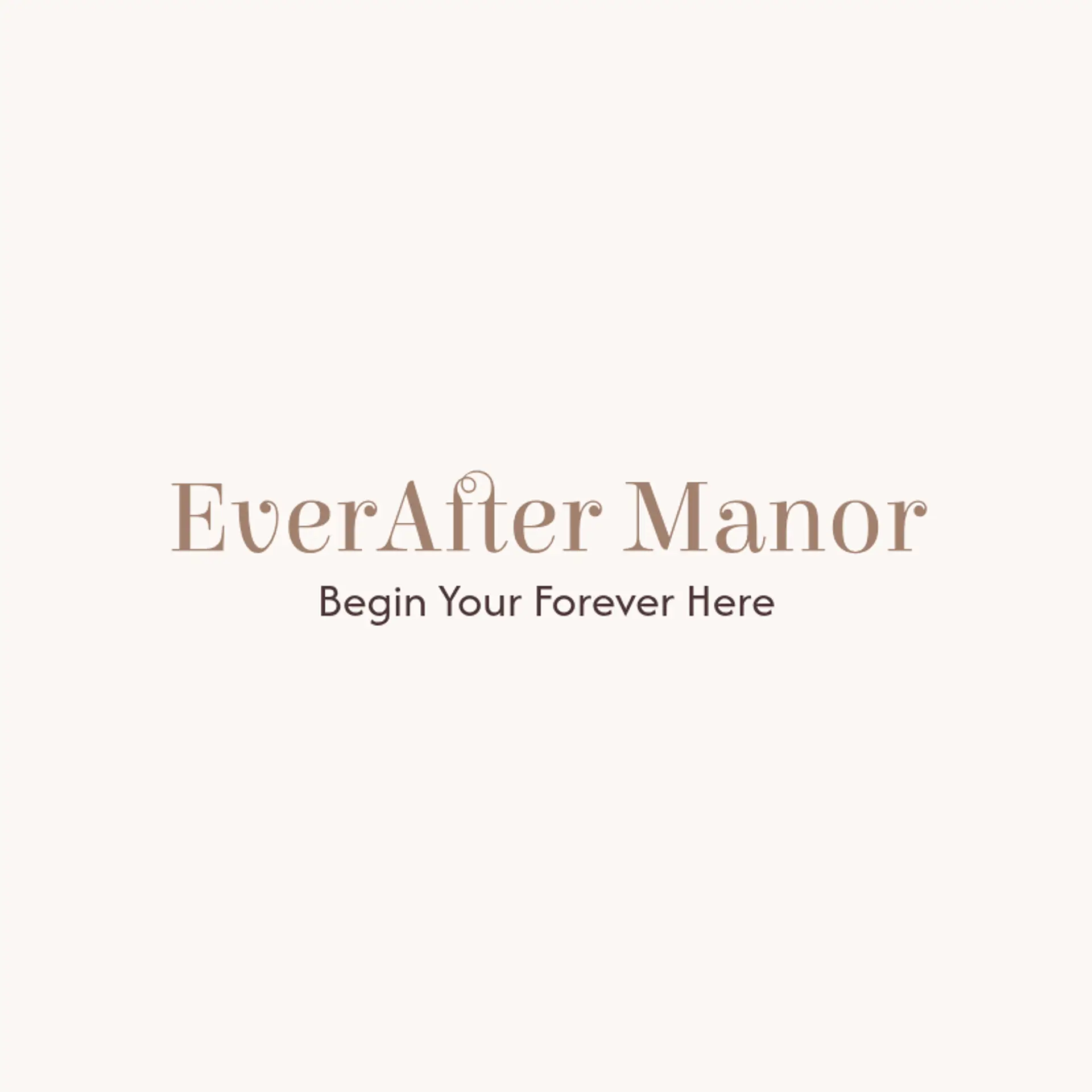 Enchanted Vows Manor logo for wedding venue