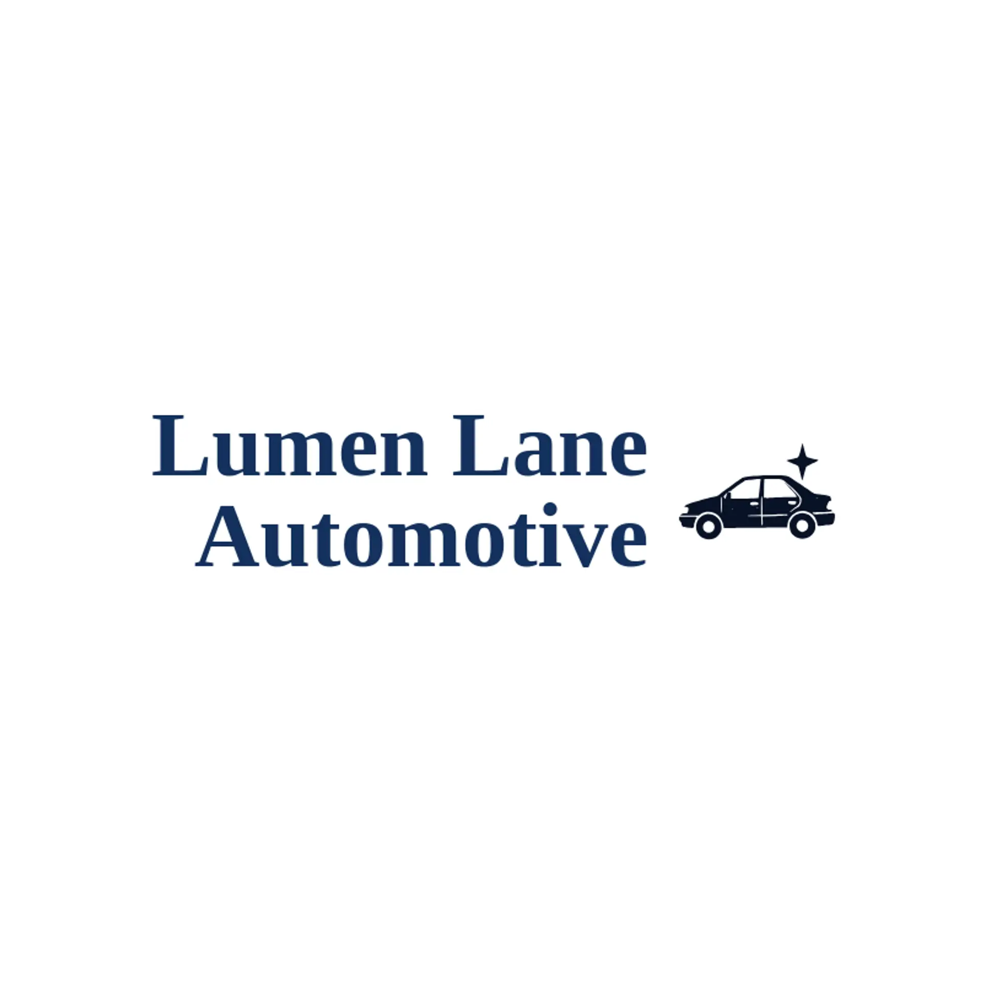 Lumen Lane Automotive logo for sedan