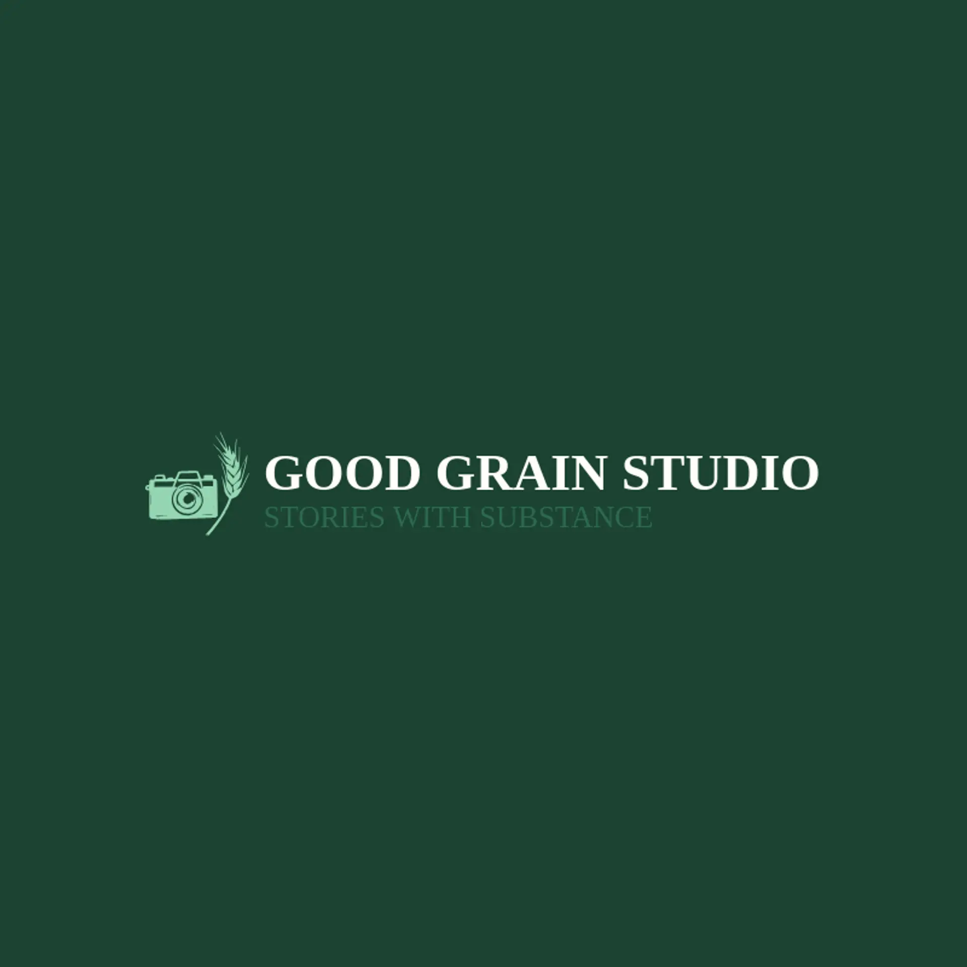 Good Grain Studio logo for content creator
