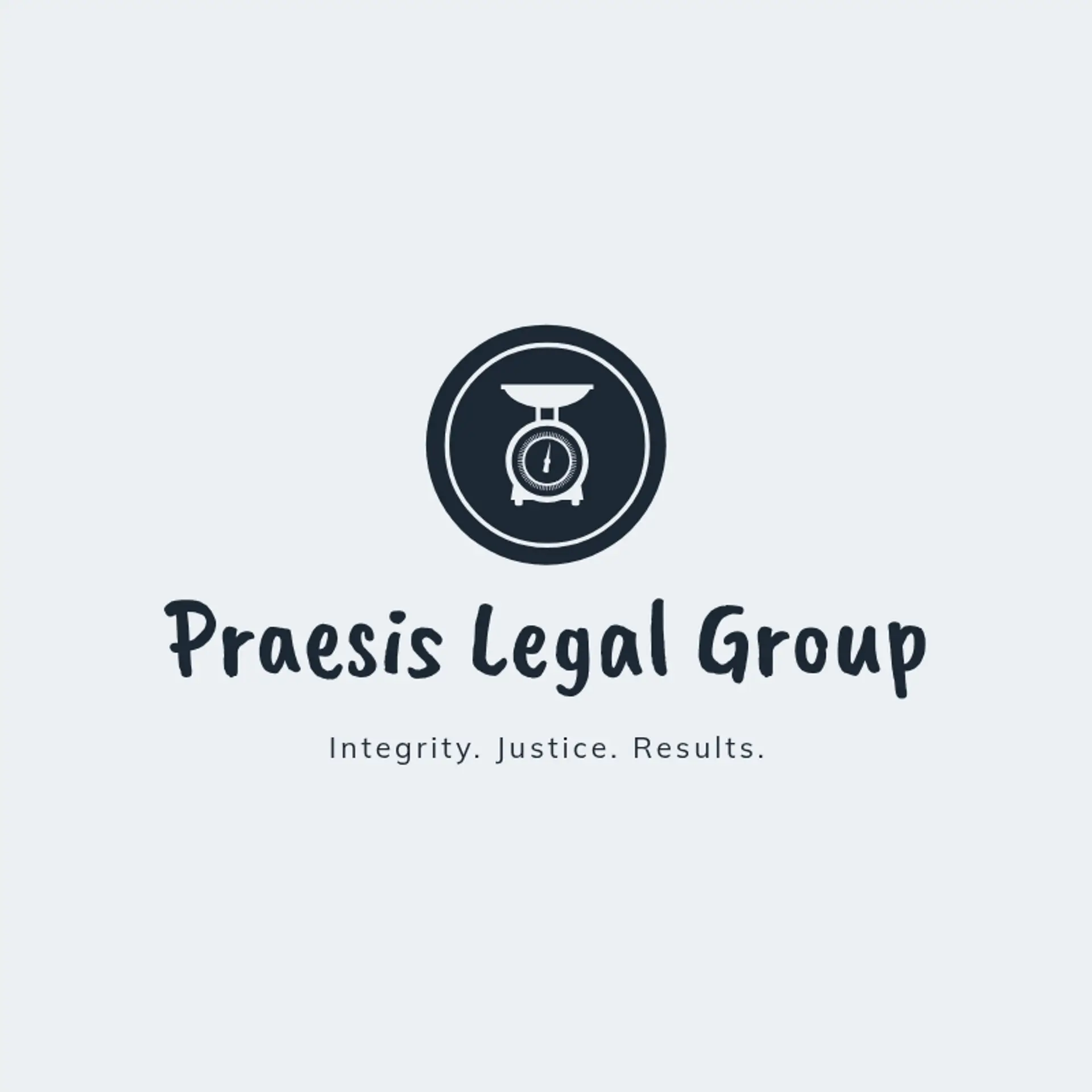 Praesis Legal Group logo for law