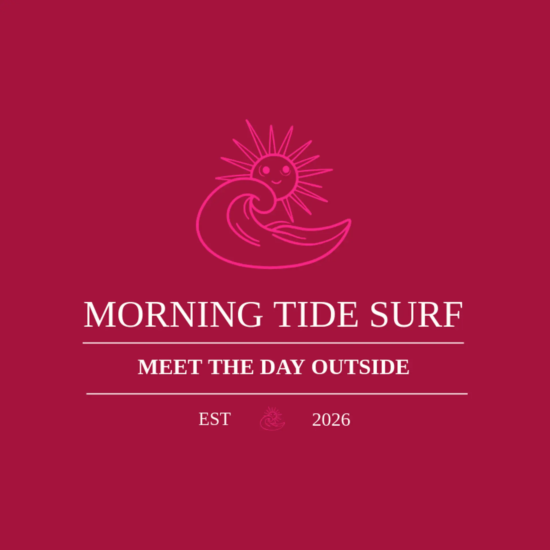 Morning Tide Surf logo for sunshine