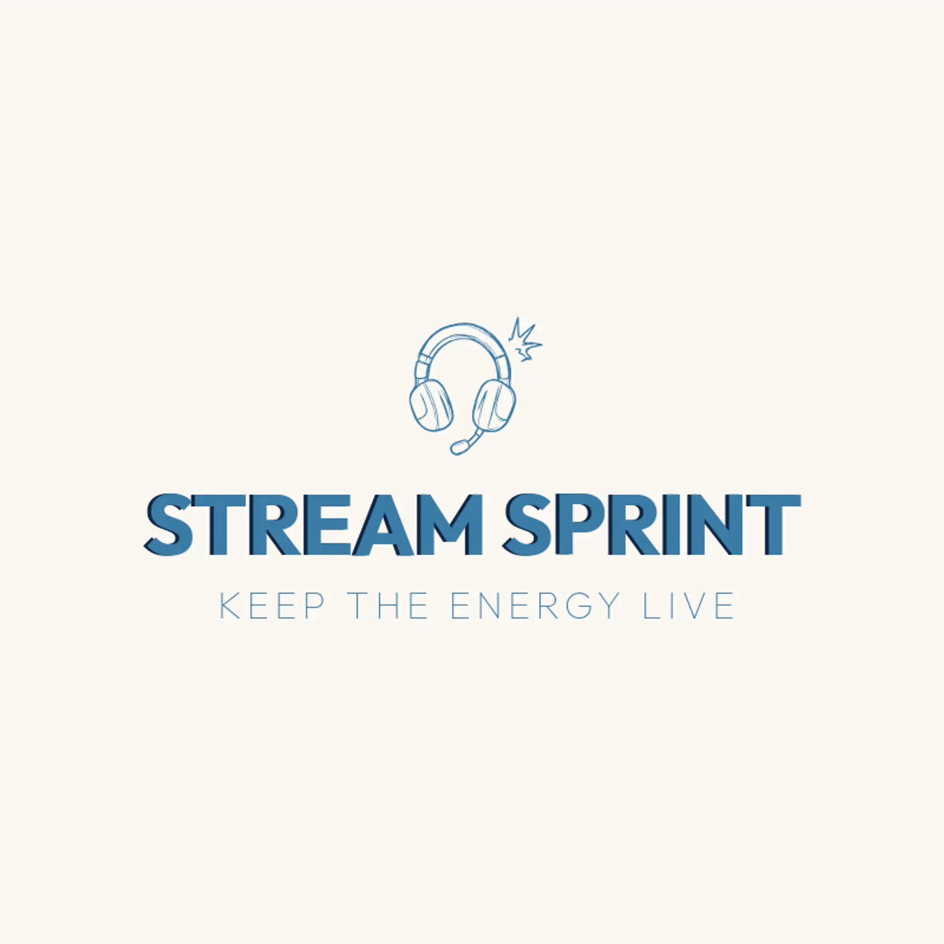 Stream Sprint logo for gamer