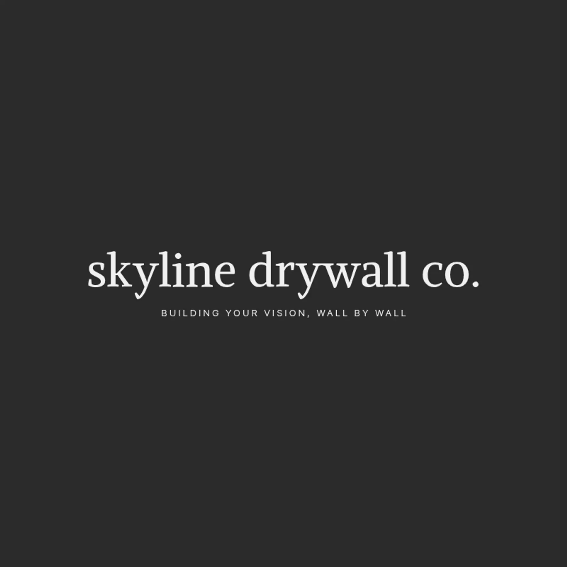 Skyline Drywall Co. logo for construction dry wall