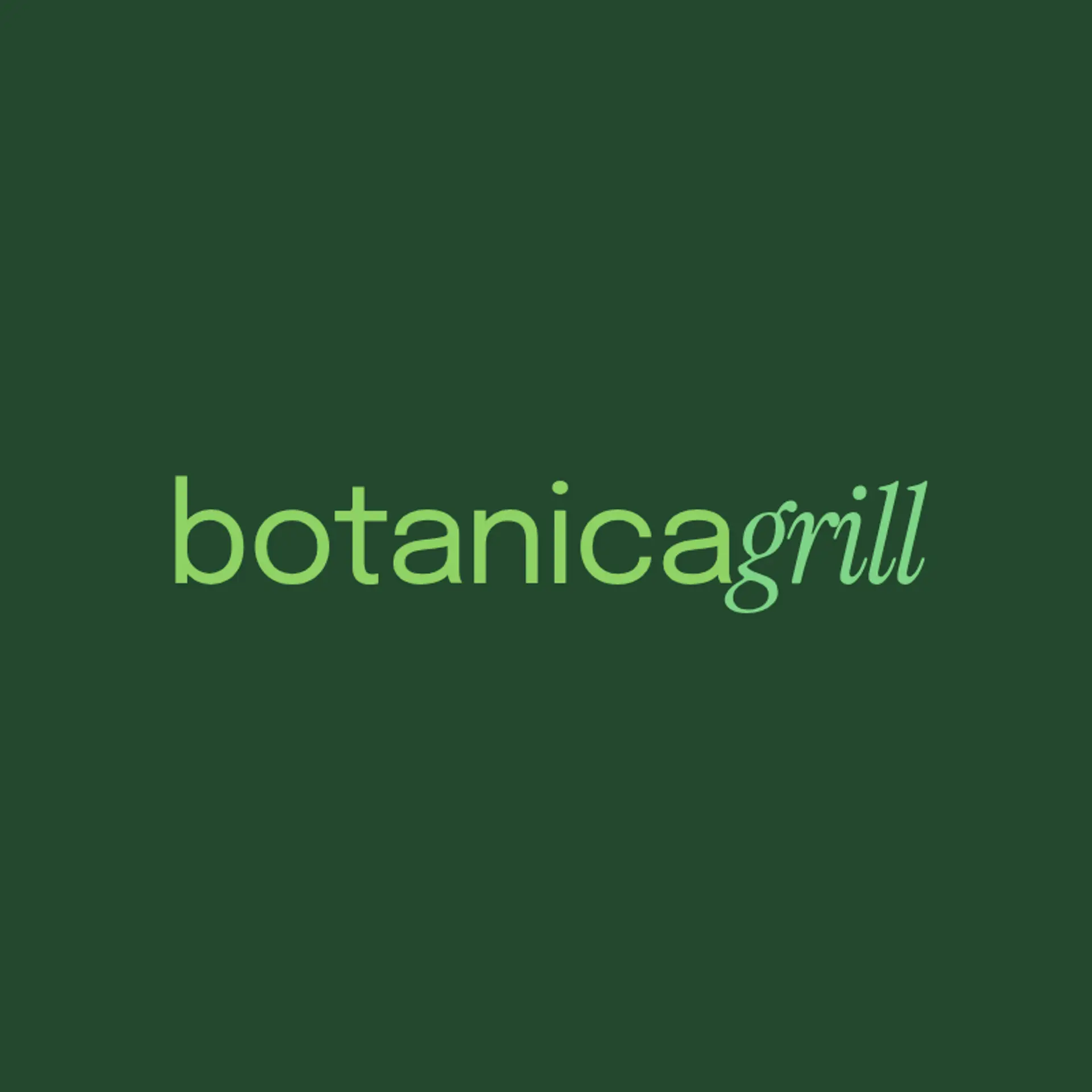 Botanica Bistro logo for garden restaurant