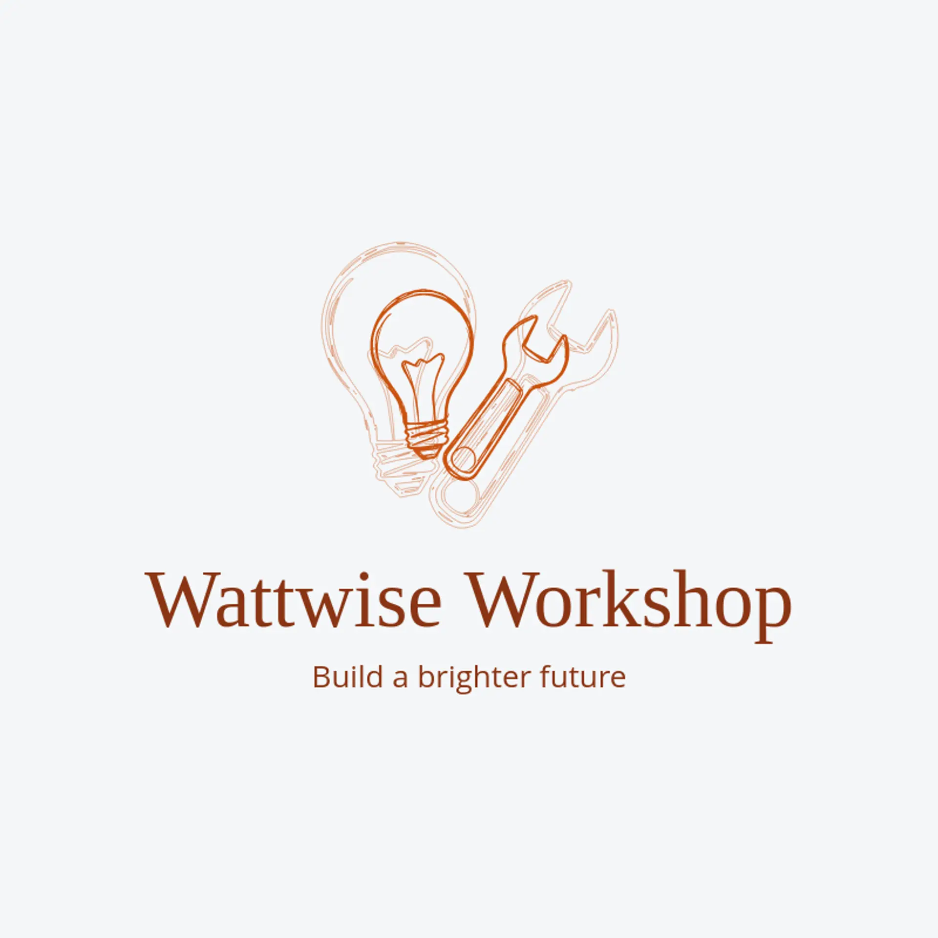 Wattwise Workshop logo for light bulb