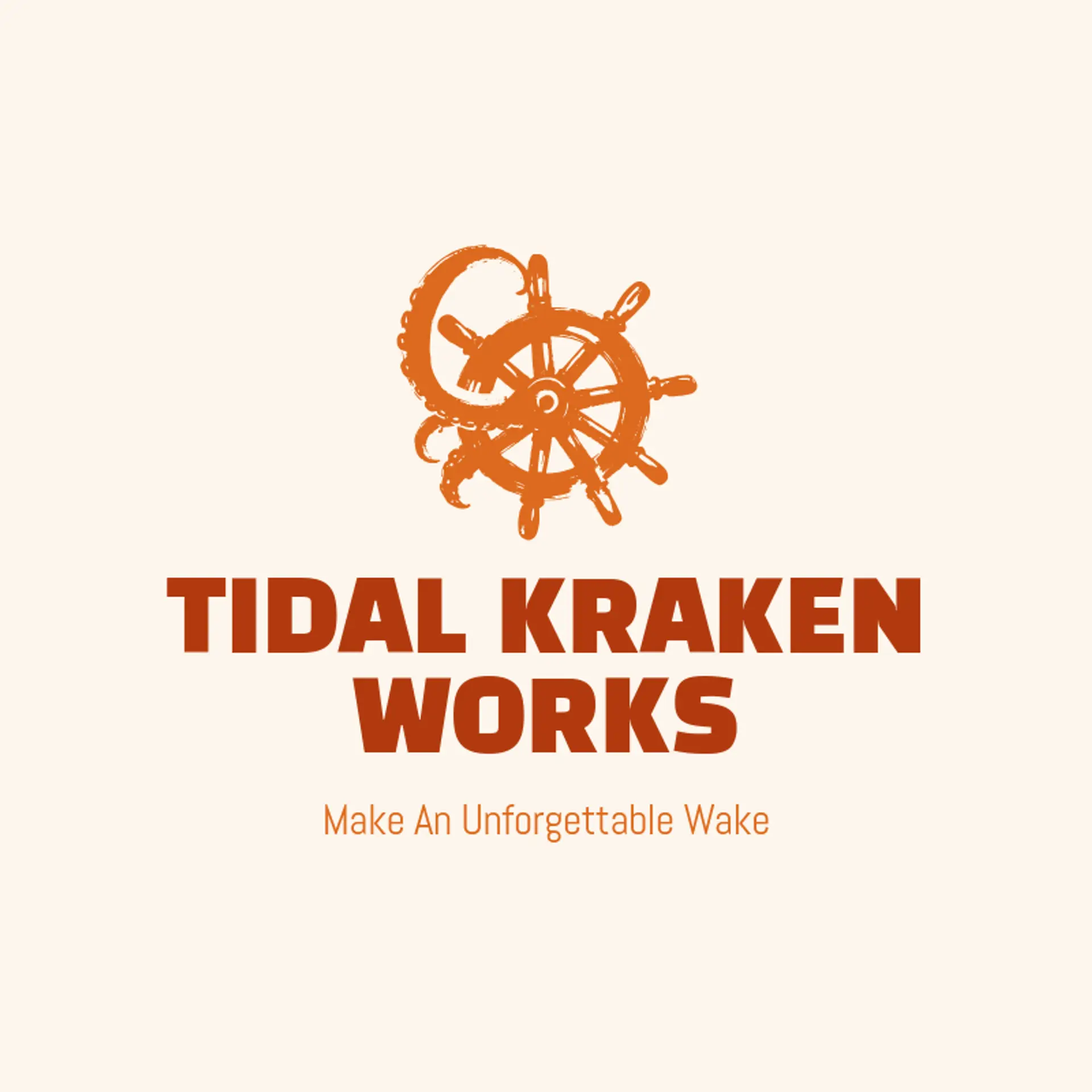 Tidal Kraken Works logo for pirate