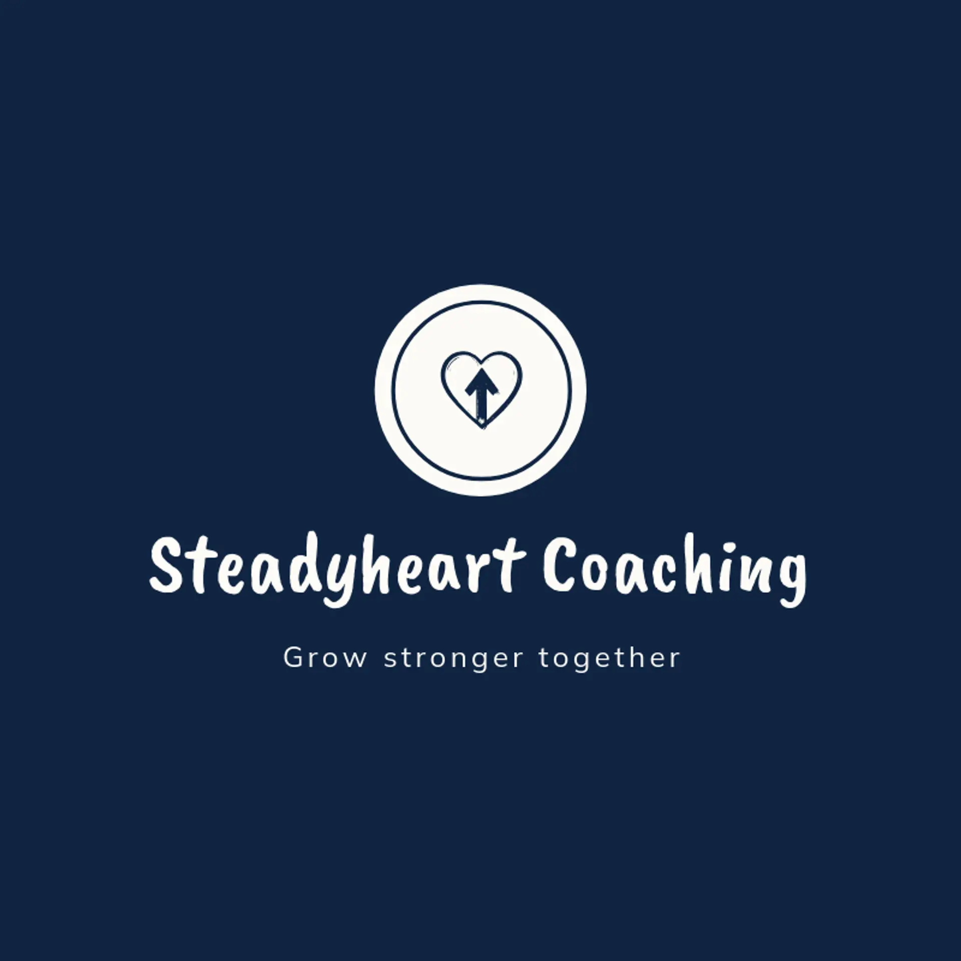 Steadyheart Coaching logo for heart