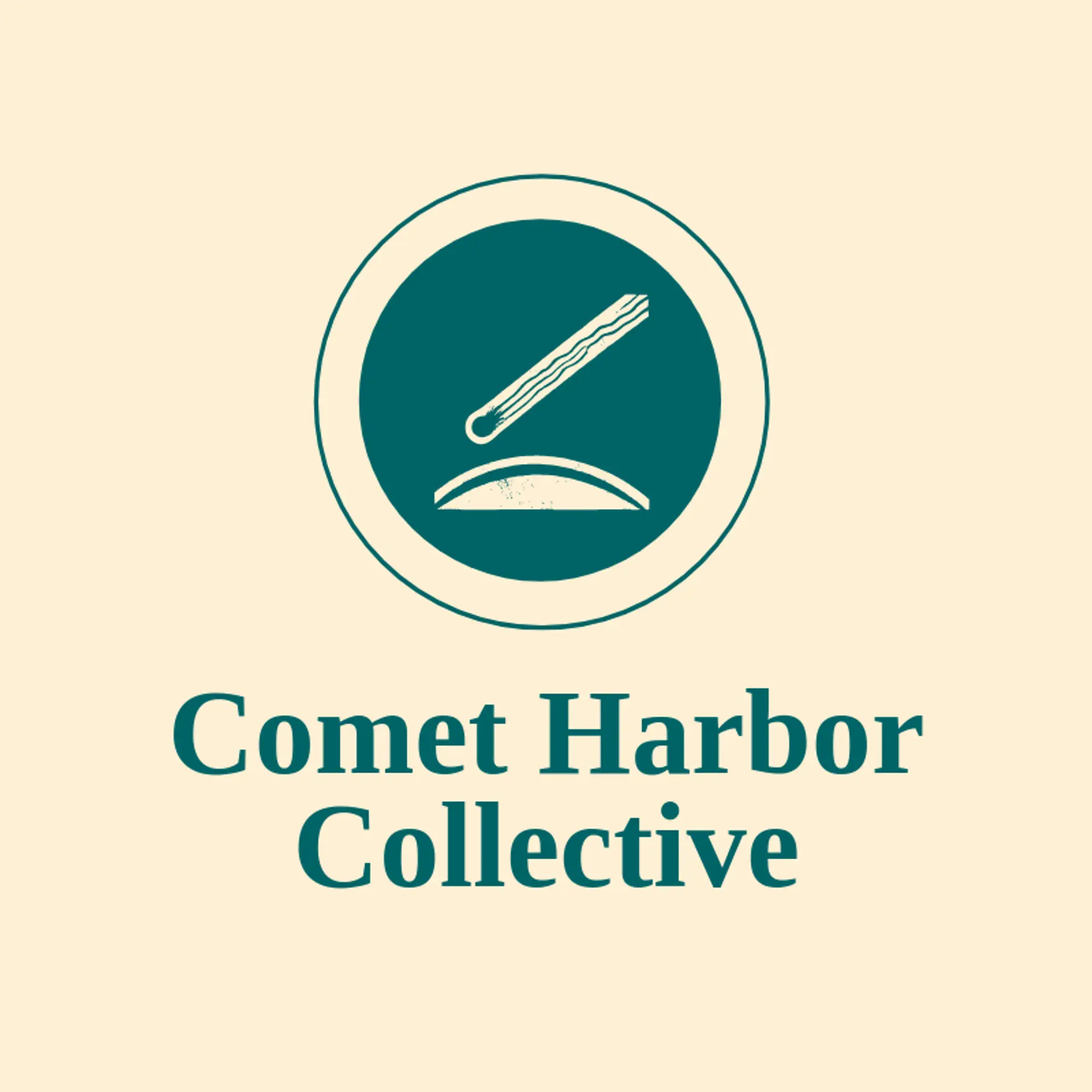 Comet Harbor Collective logo for sci fi
