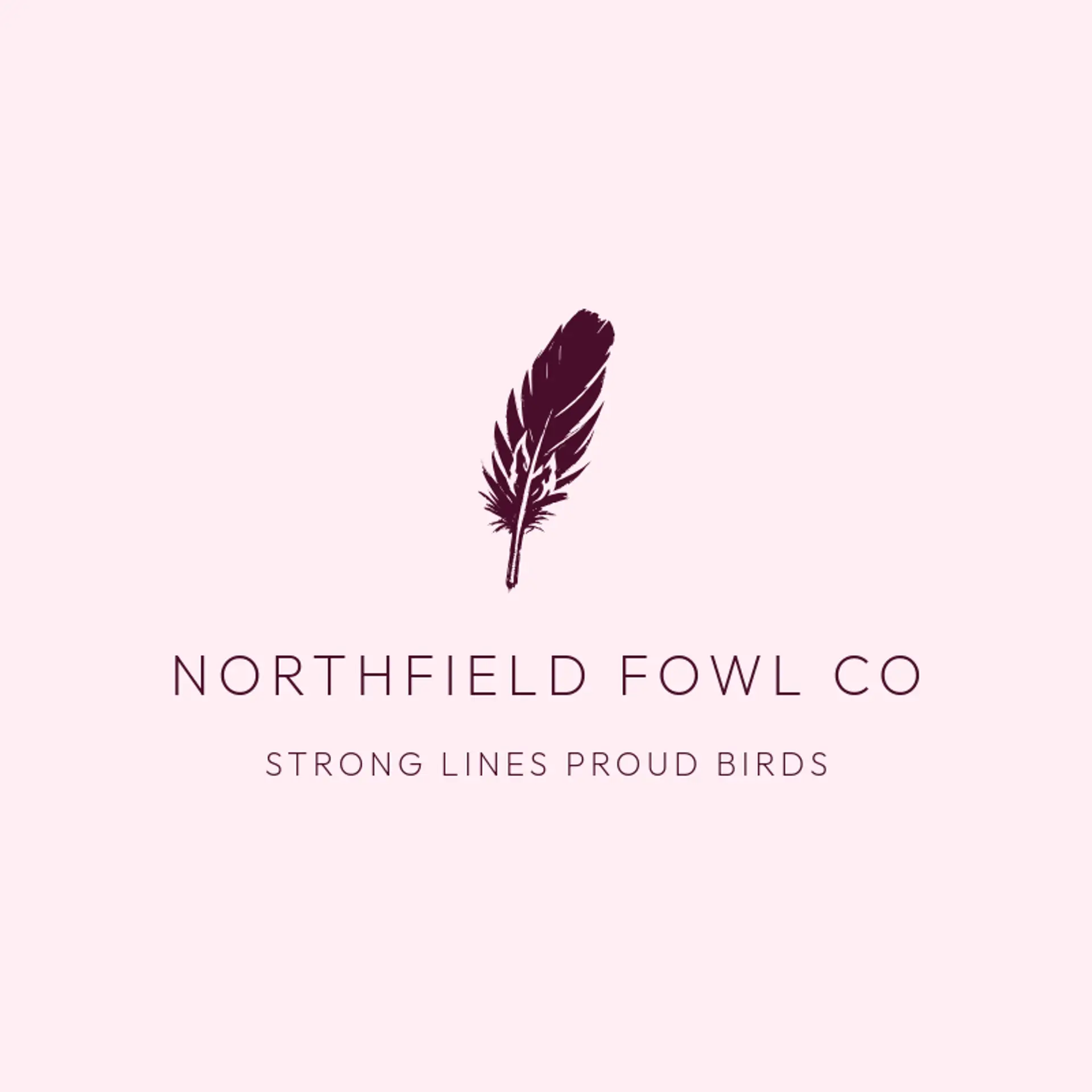 Northfield Fowl Co logo for gamefowl