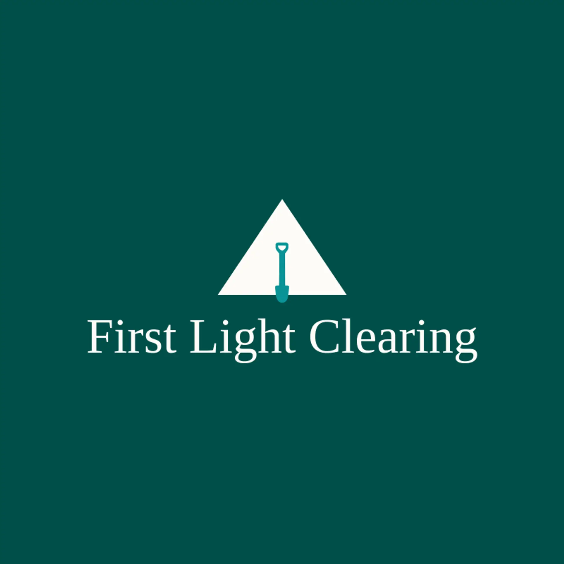 First Light Clearing logo for snow removal