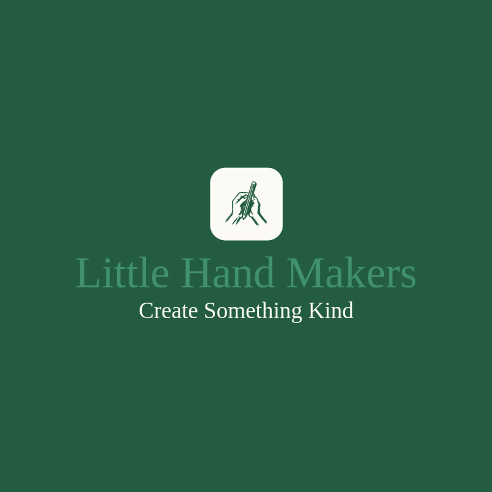 Little Hand Makers logo for hands