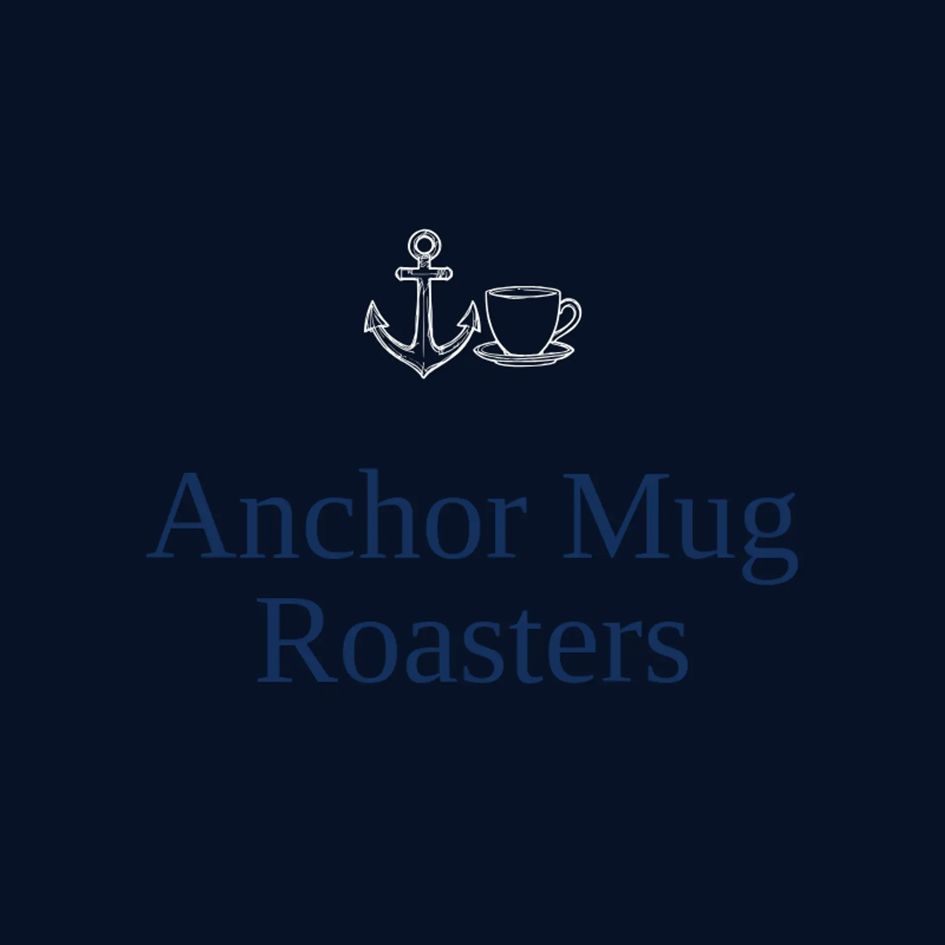 Anchor Mug Roasters logo for coffee cup