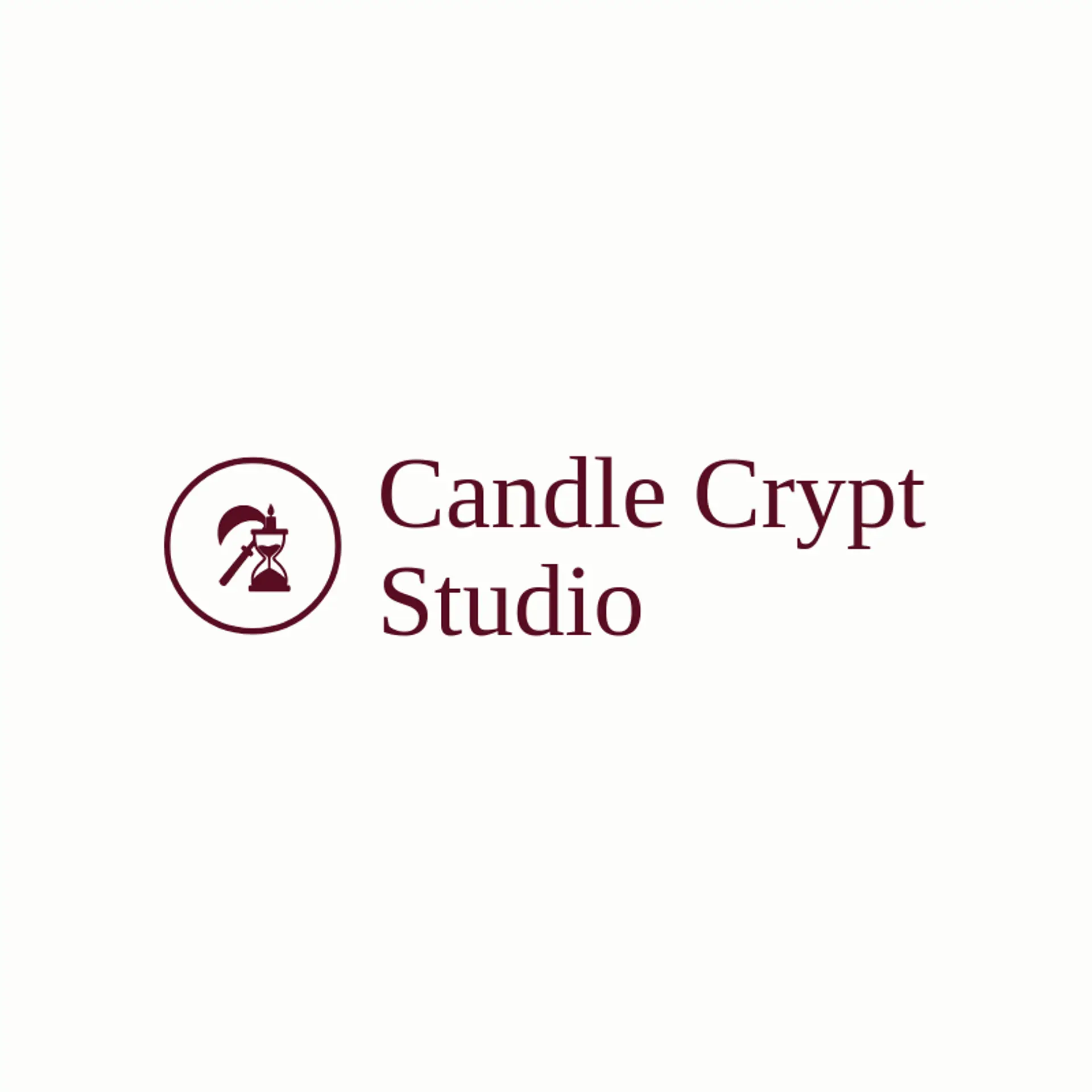 Candle Crypt Studio logo for grim reaper