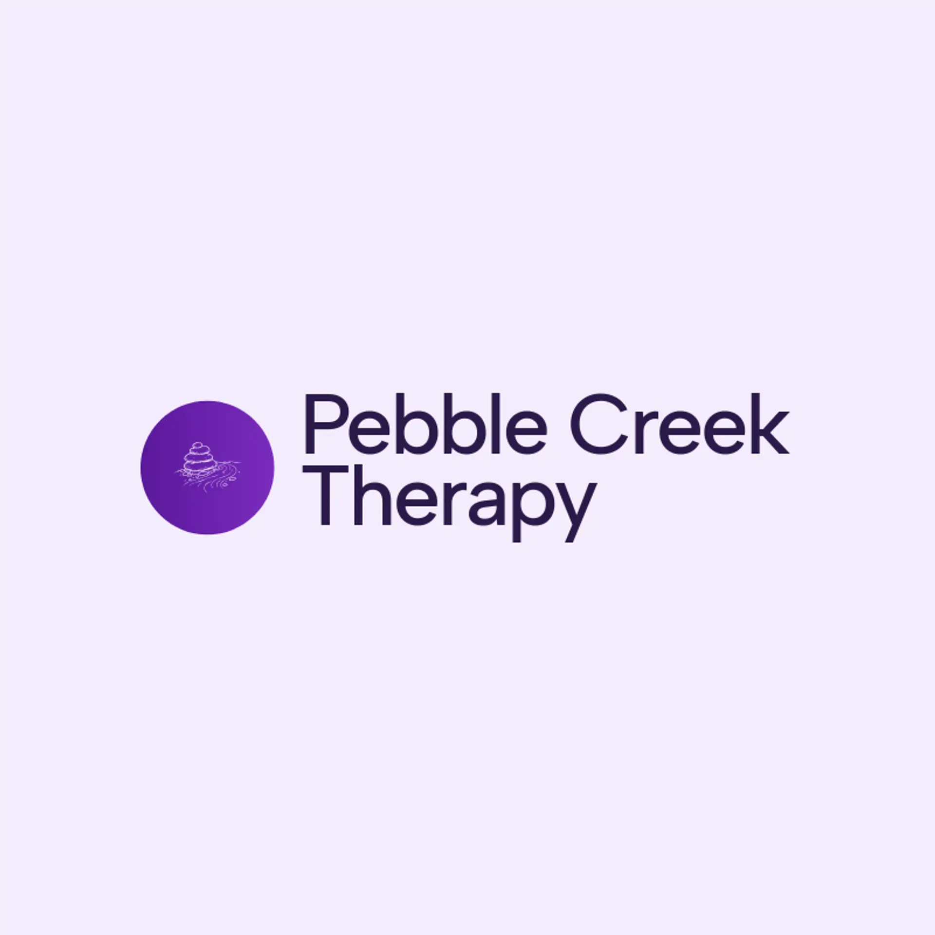 Pebble Creek Therapy logo for care