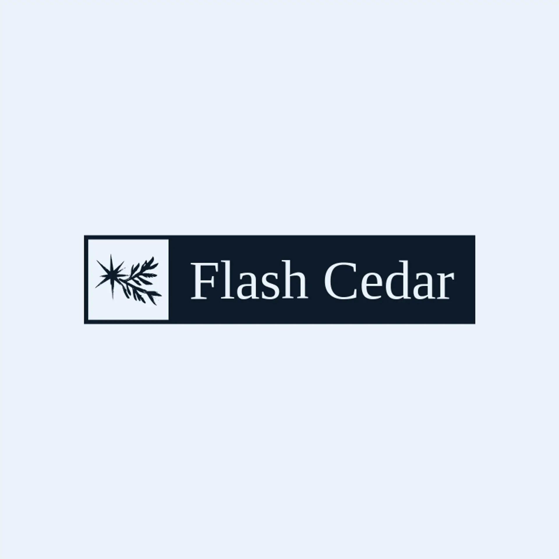 Flash Cedar logo for flash