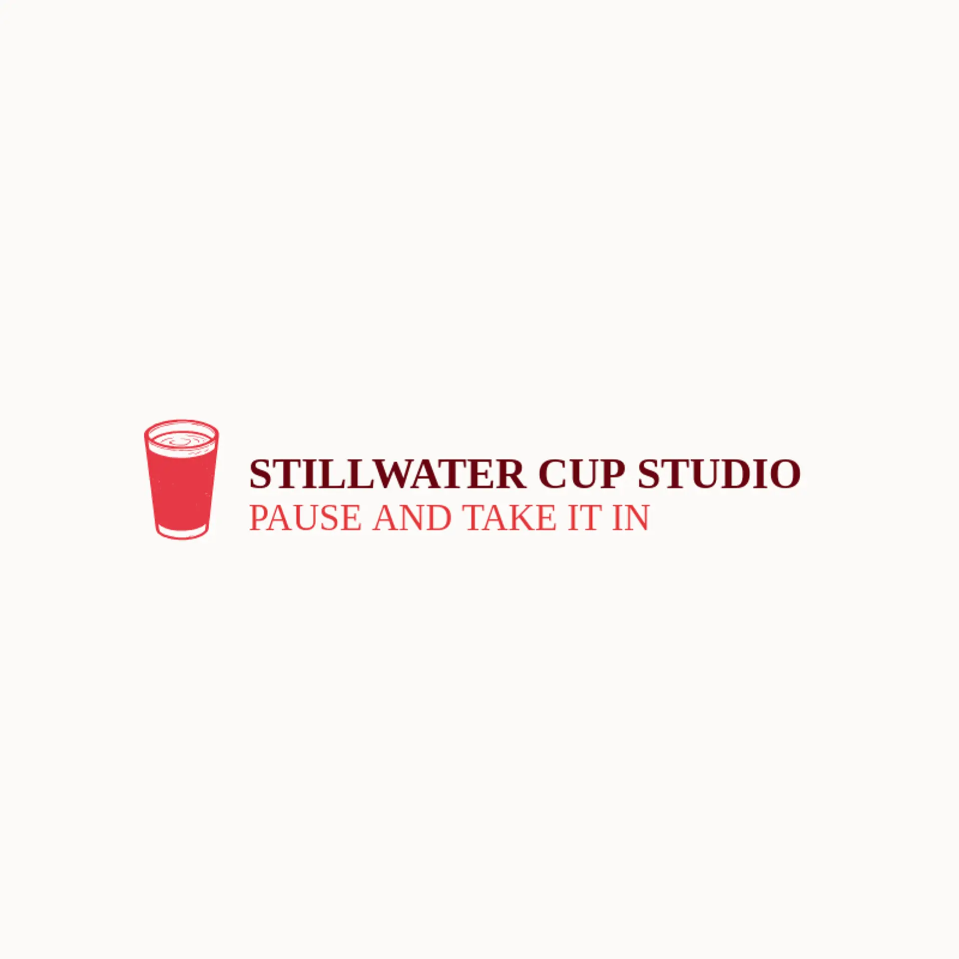 Stillwater Cup Studio logo for tumbler