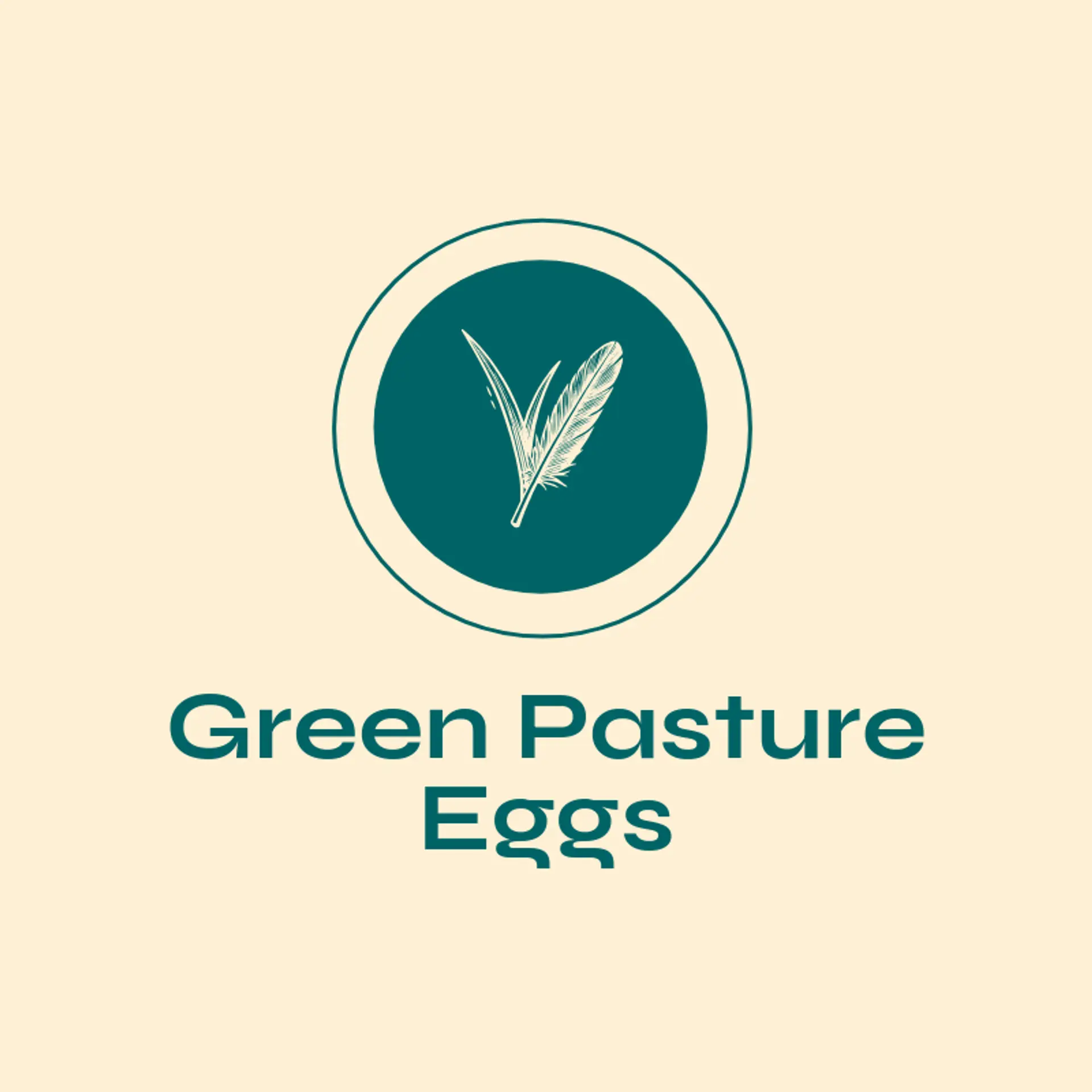 Green Pasture Eggs logo for poultry farm