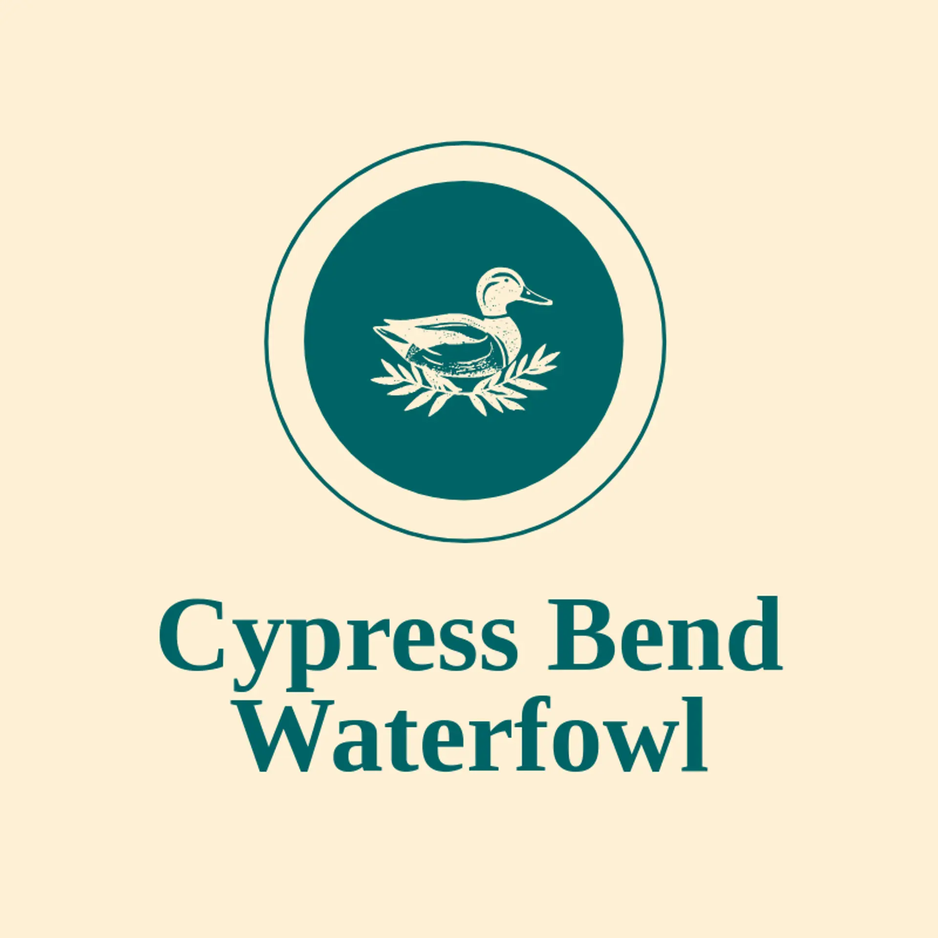Cypress Bend Waterfowl logo for duck hunting