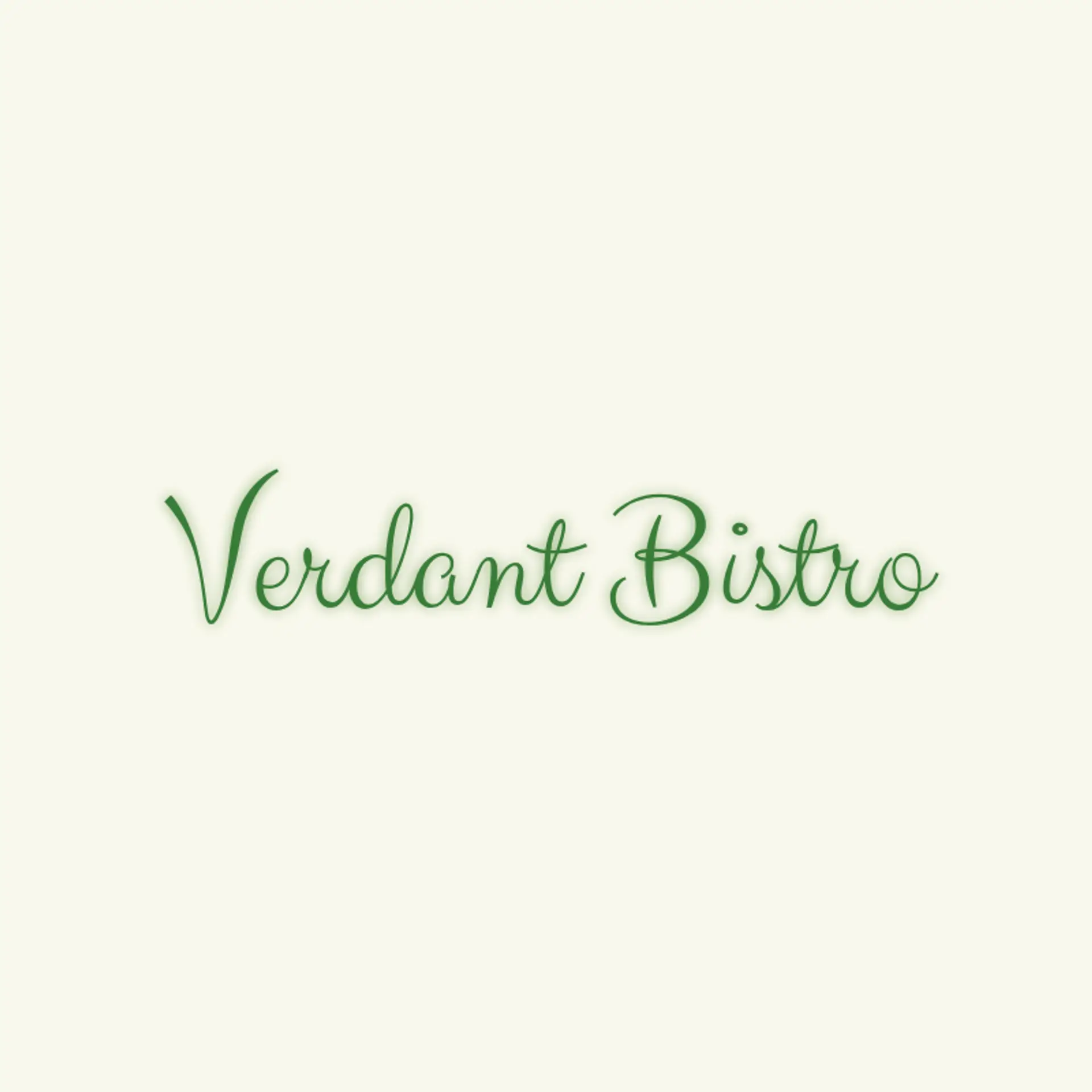 Verdant Table logo for garden restaurant