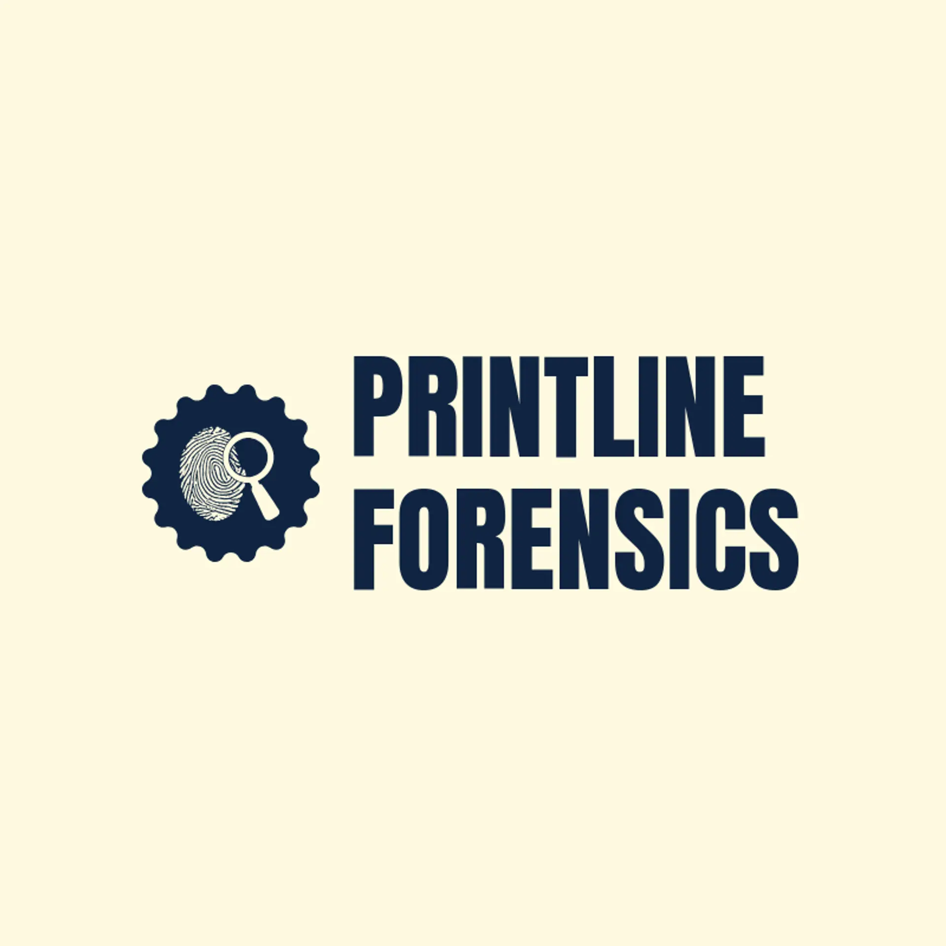 Printline Forensics logo for detective