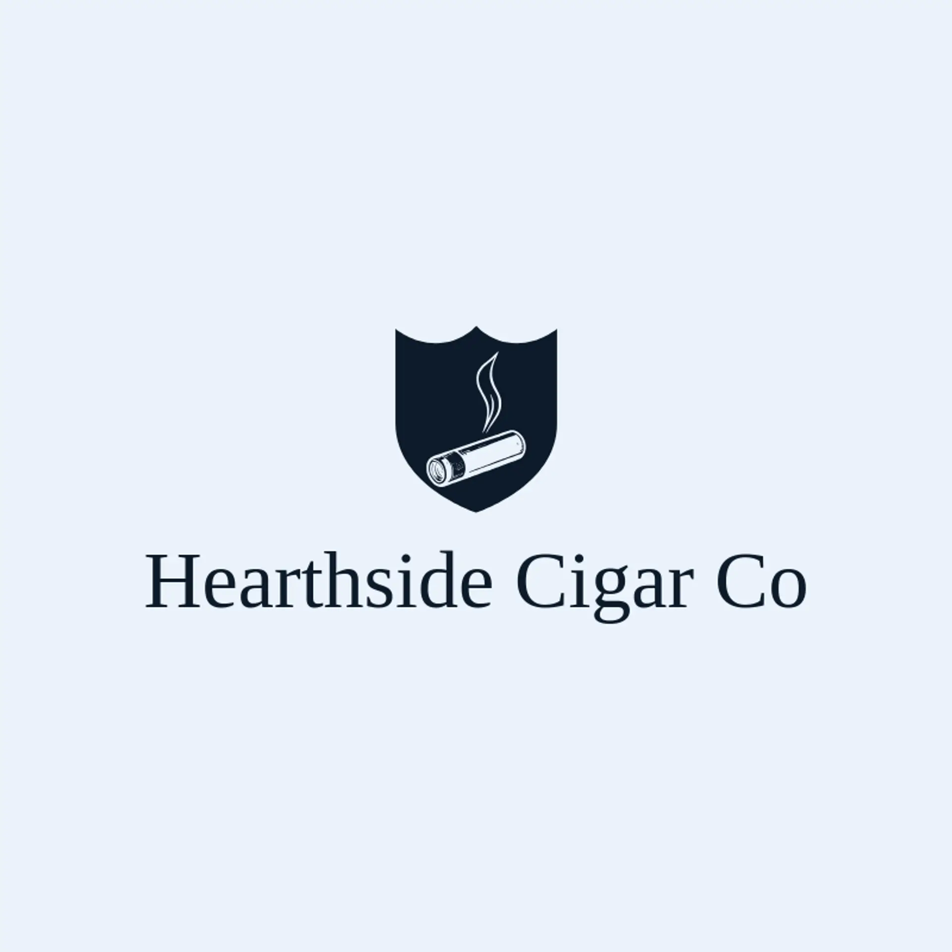 Hearthside Cigar Co logo for cigar