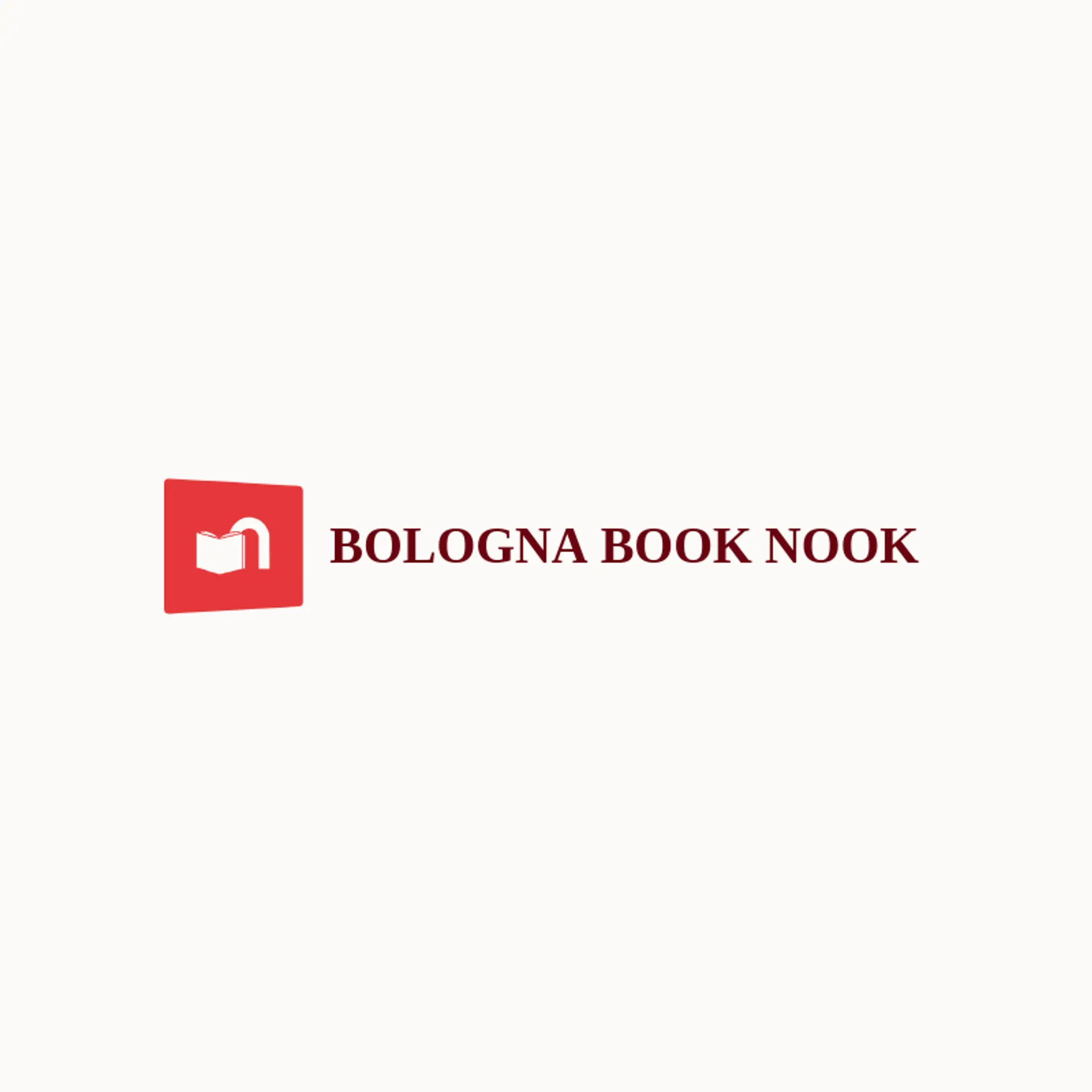 Bologna Book Nook logo for italian
