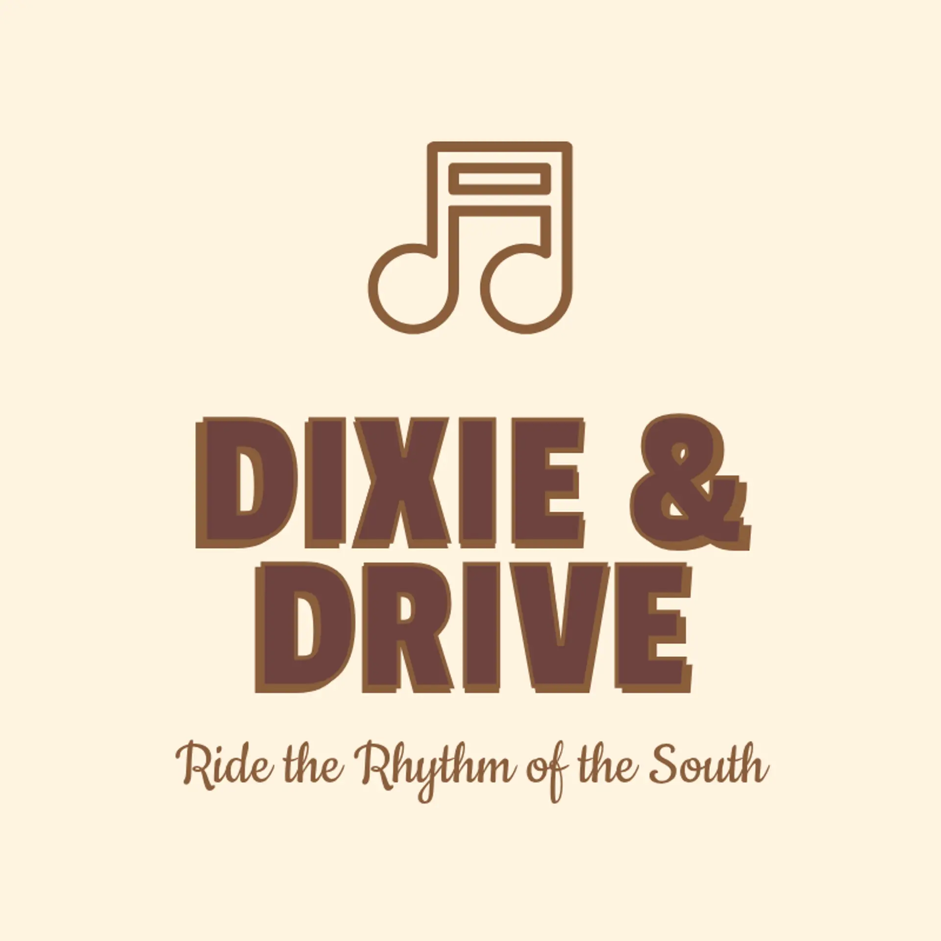Dixie & Drive logo for country music