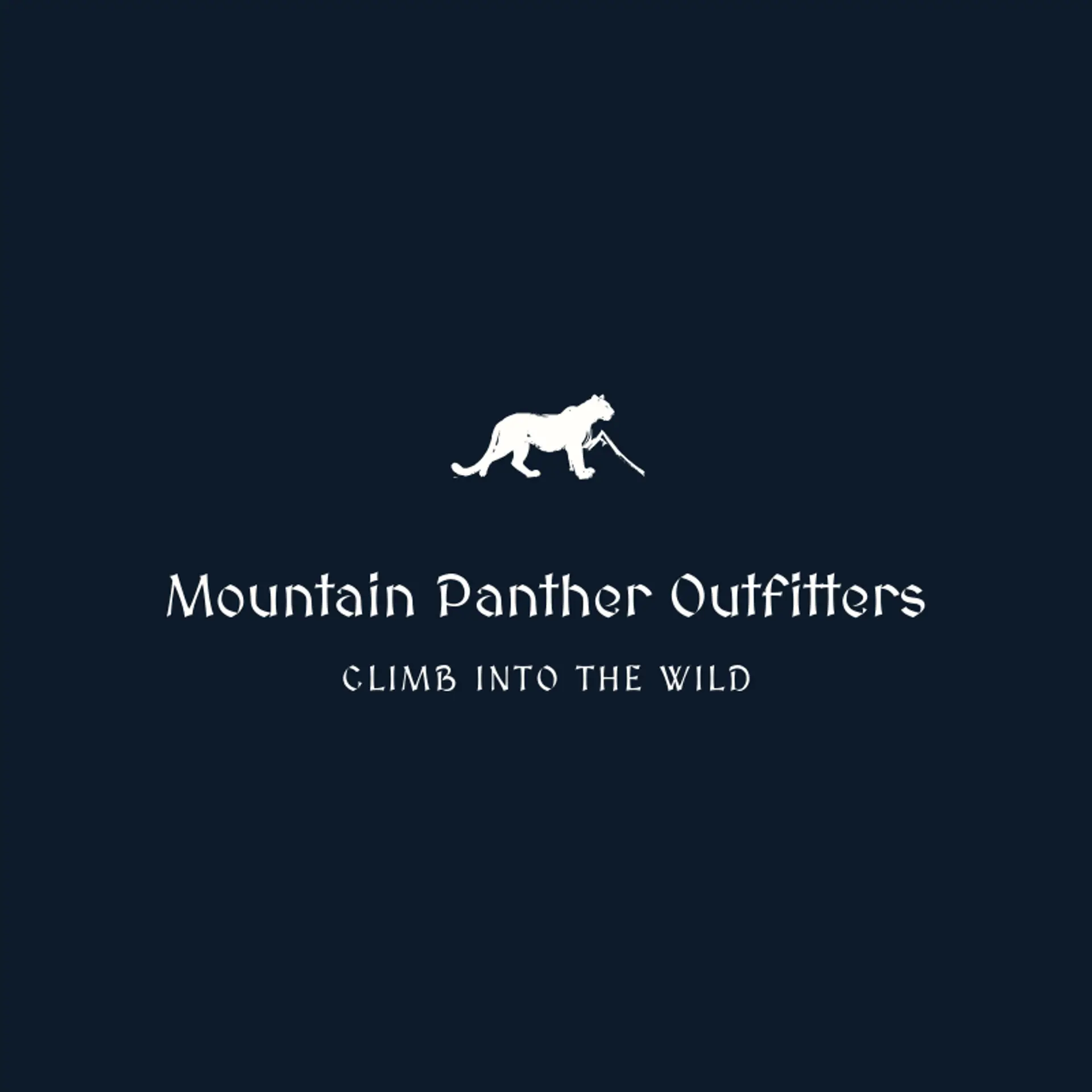 Mountain Panther Outfitters logo for panther
