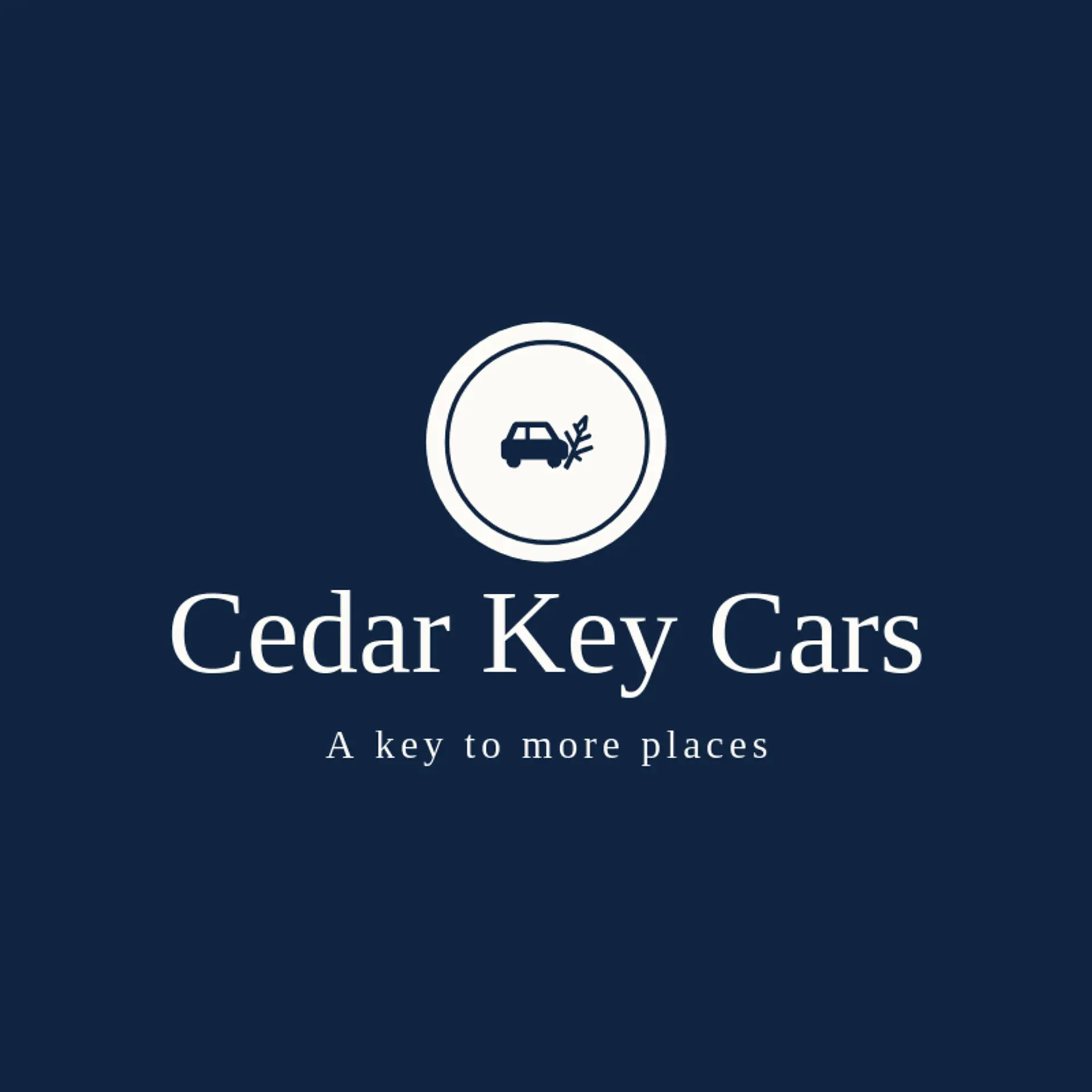 Cedar Key Cars logo for car rental