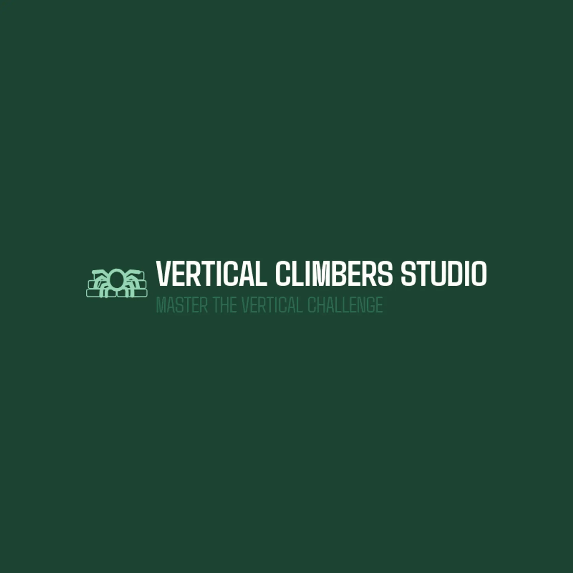 Vertical Climbers Studio logo for spider