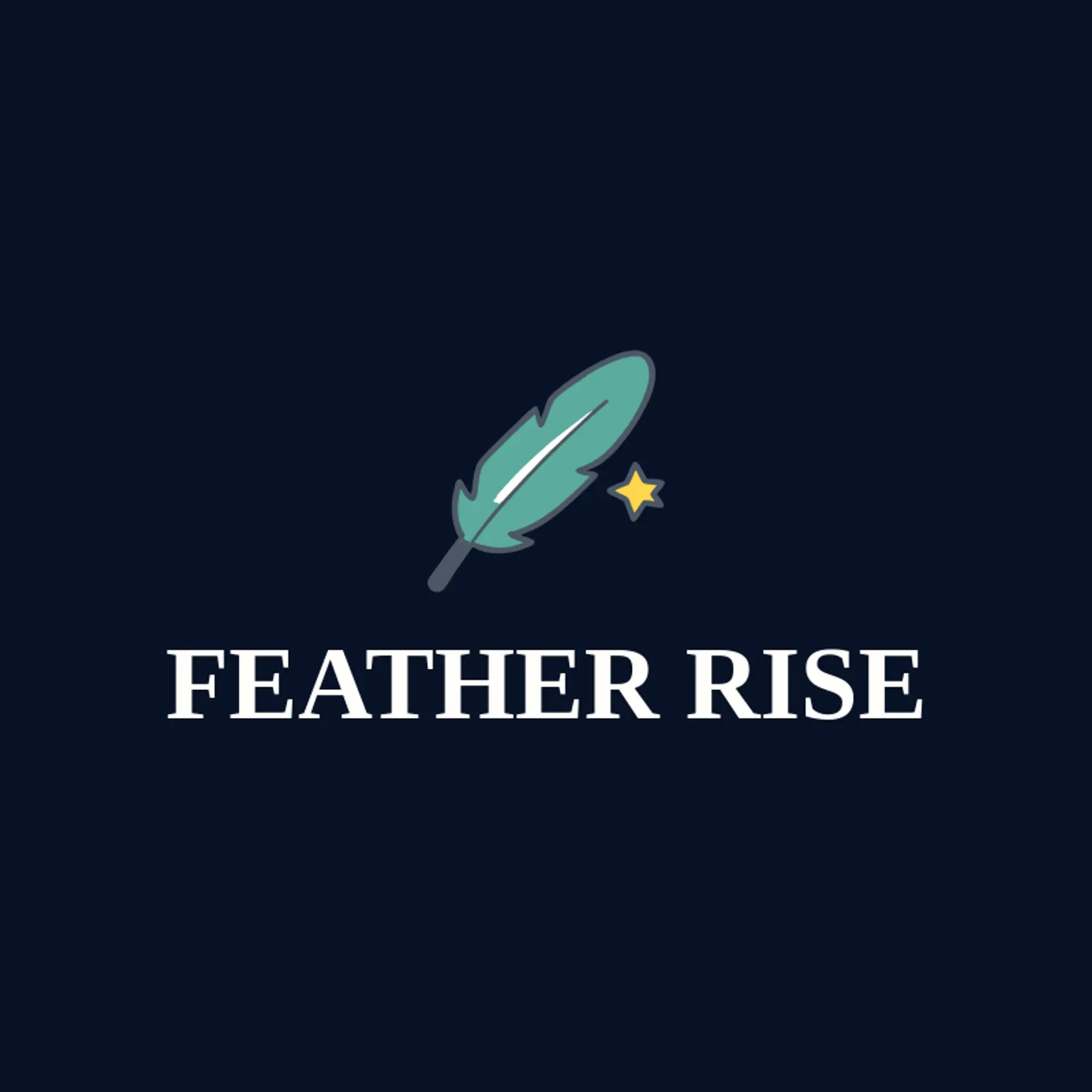 Feather Rise logo for wing