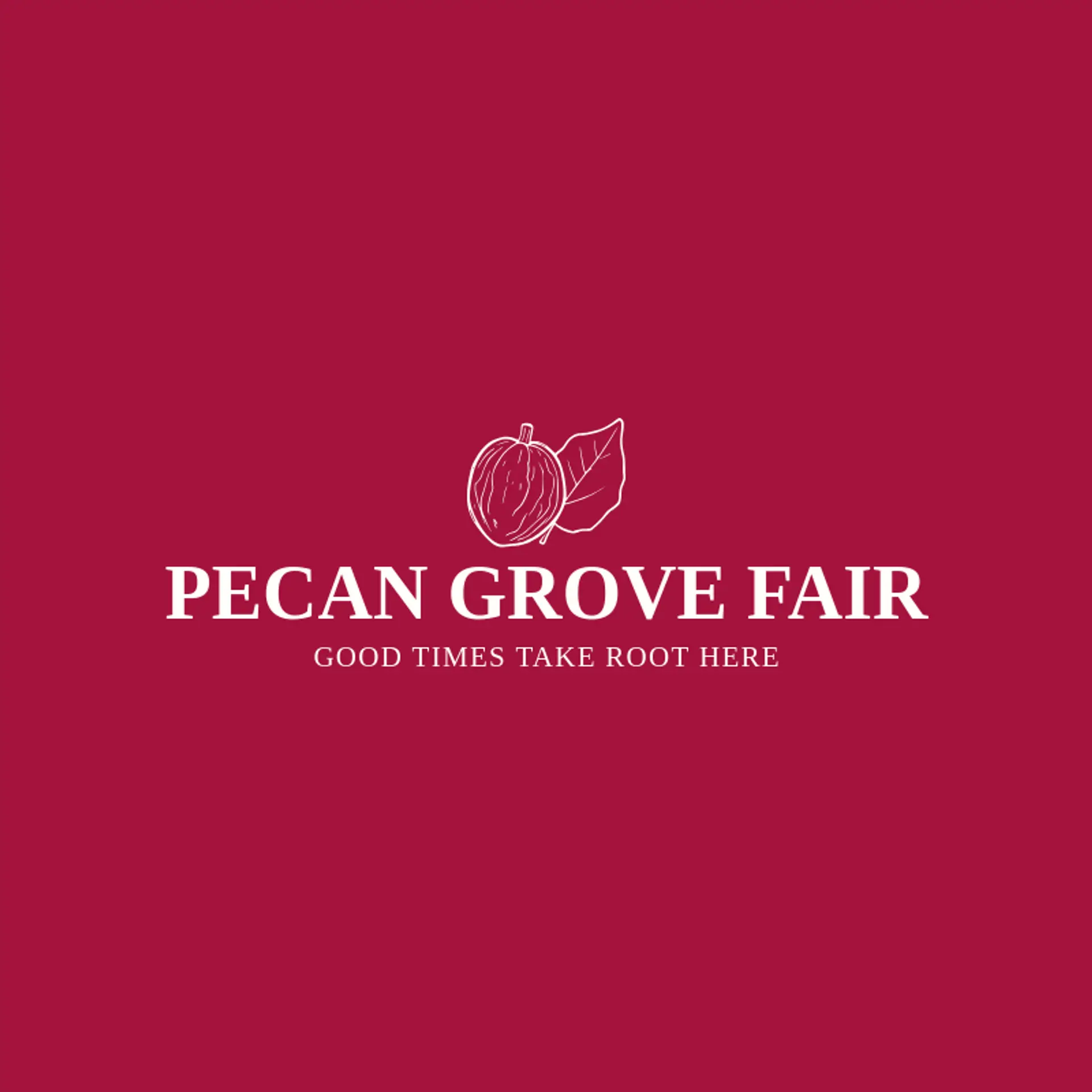 Pecan Grove Fair logo for fair