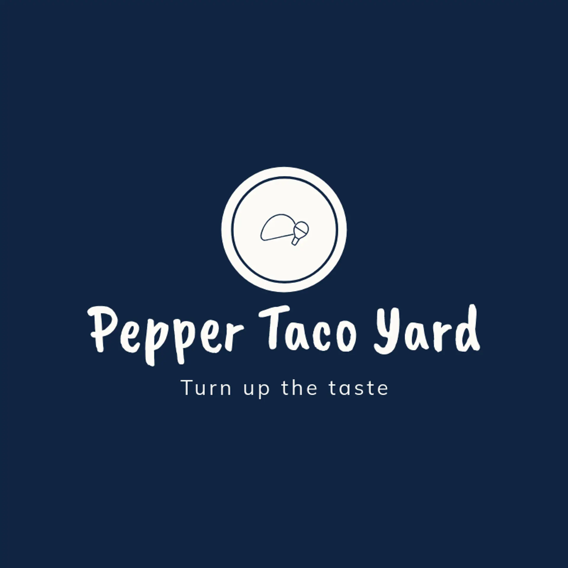 Pepper Taco Yard logo for taco