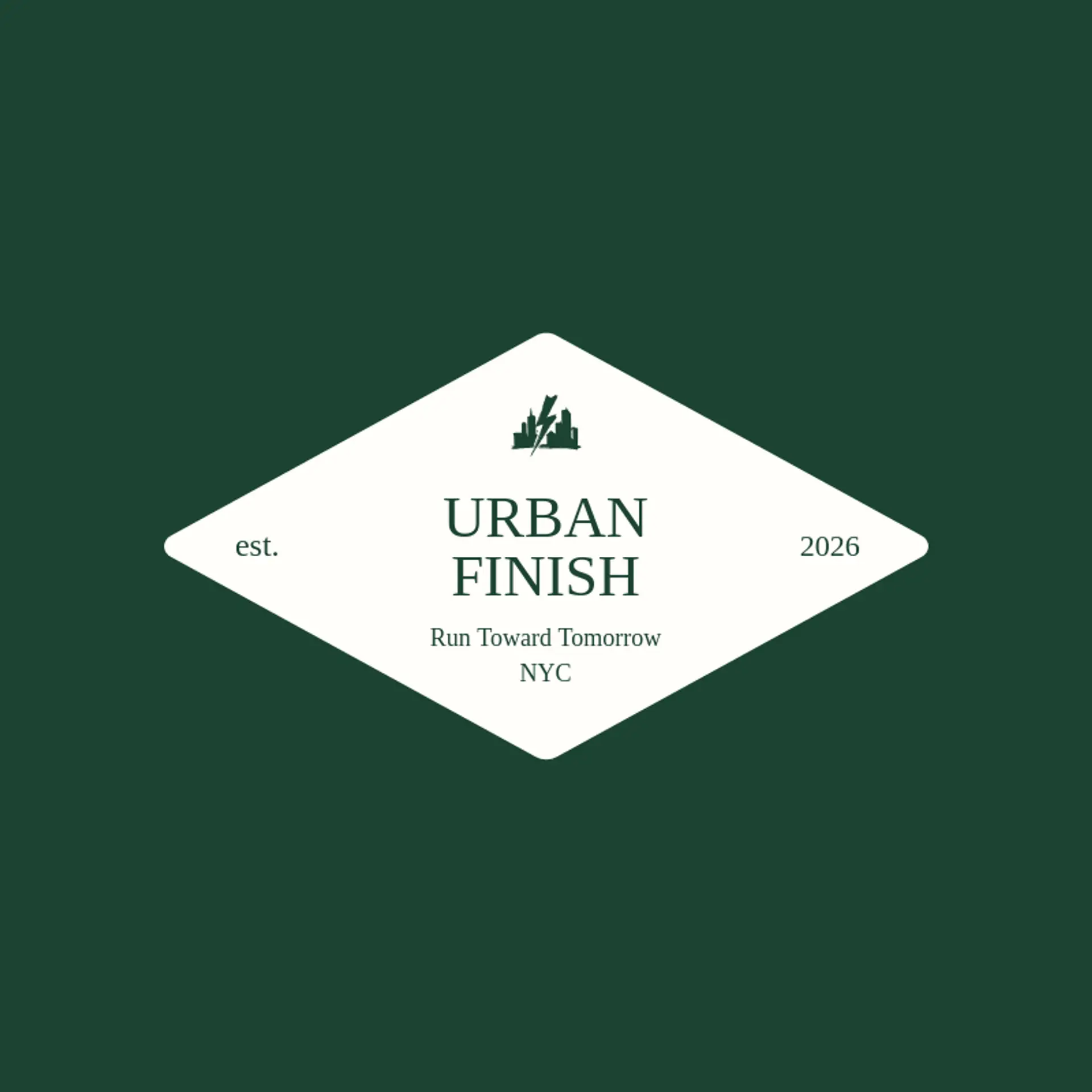 Urban Finish logo for running