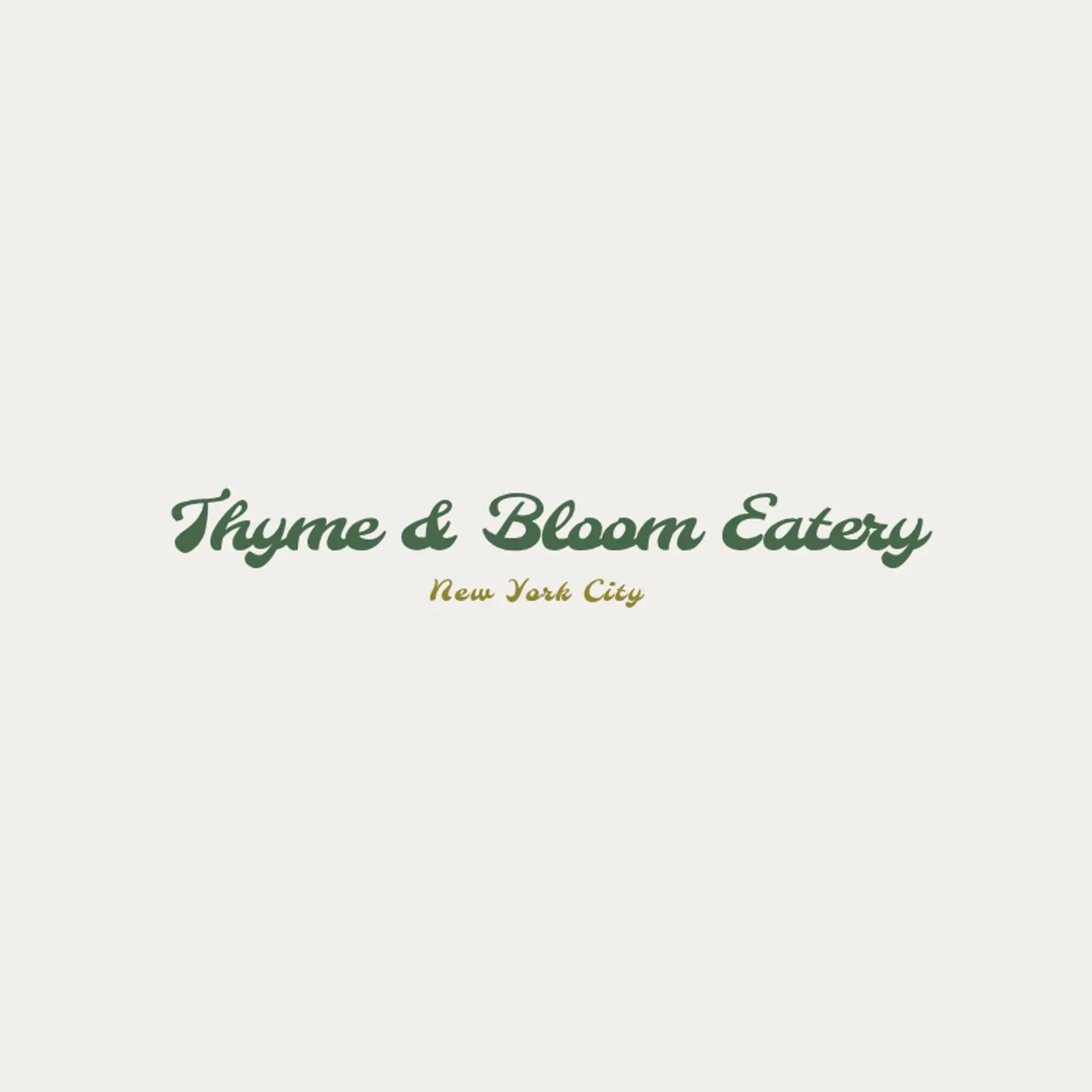 Verdant Eats logo for garden restaurant