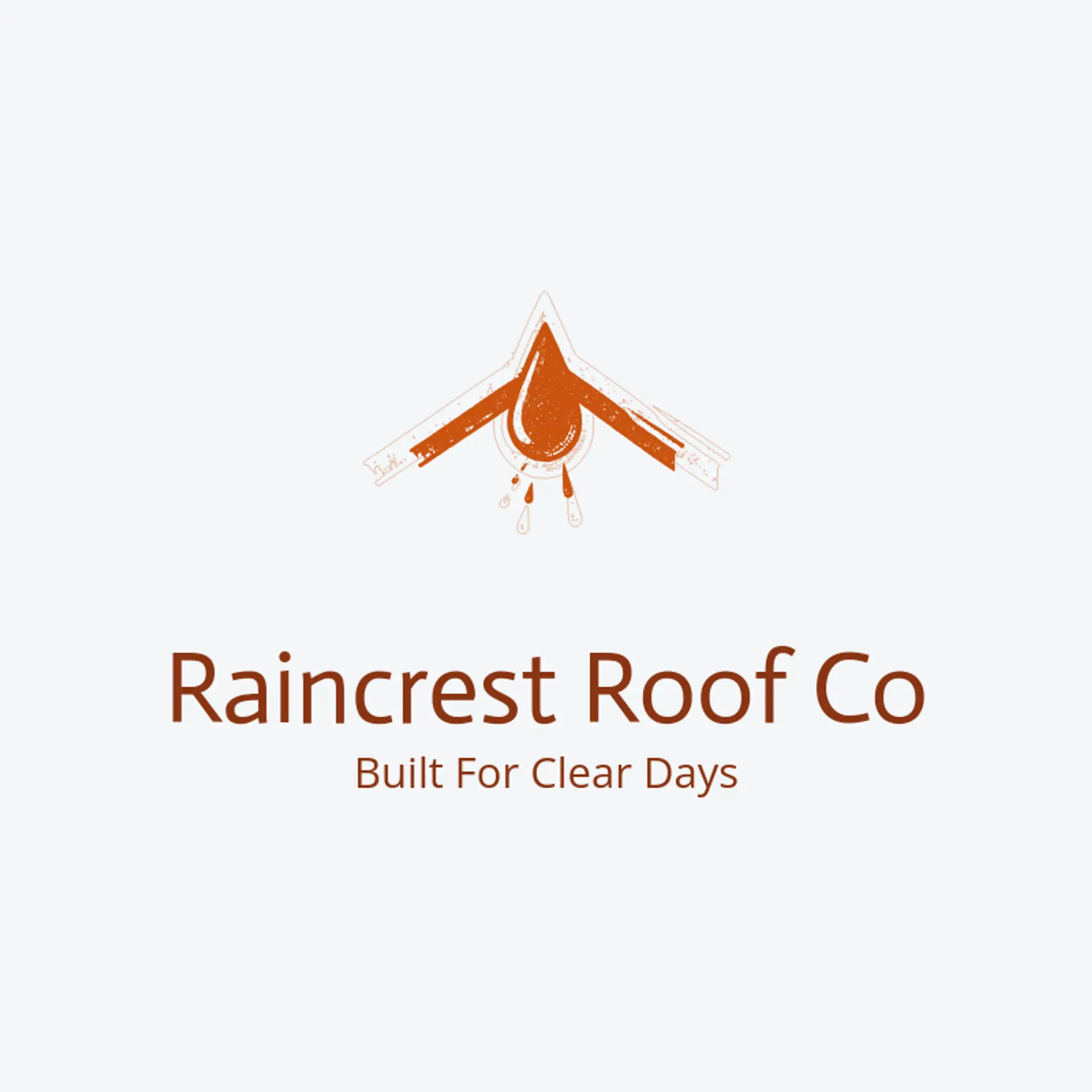 Raincrest Roof Co logo for roofing