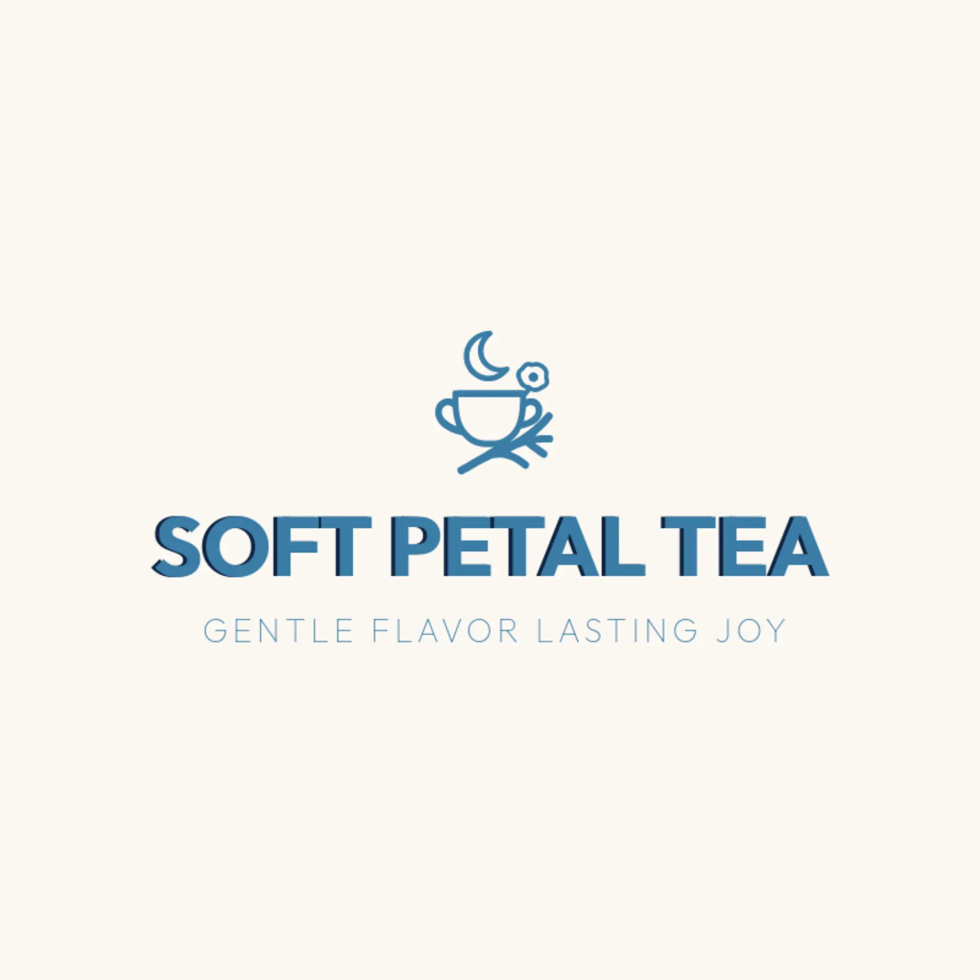 Soft Petal Tea logo for tea
