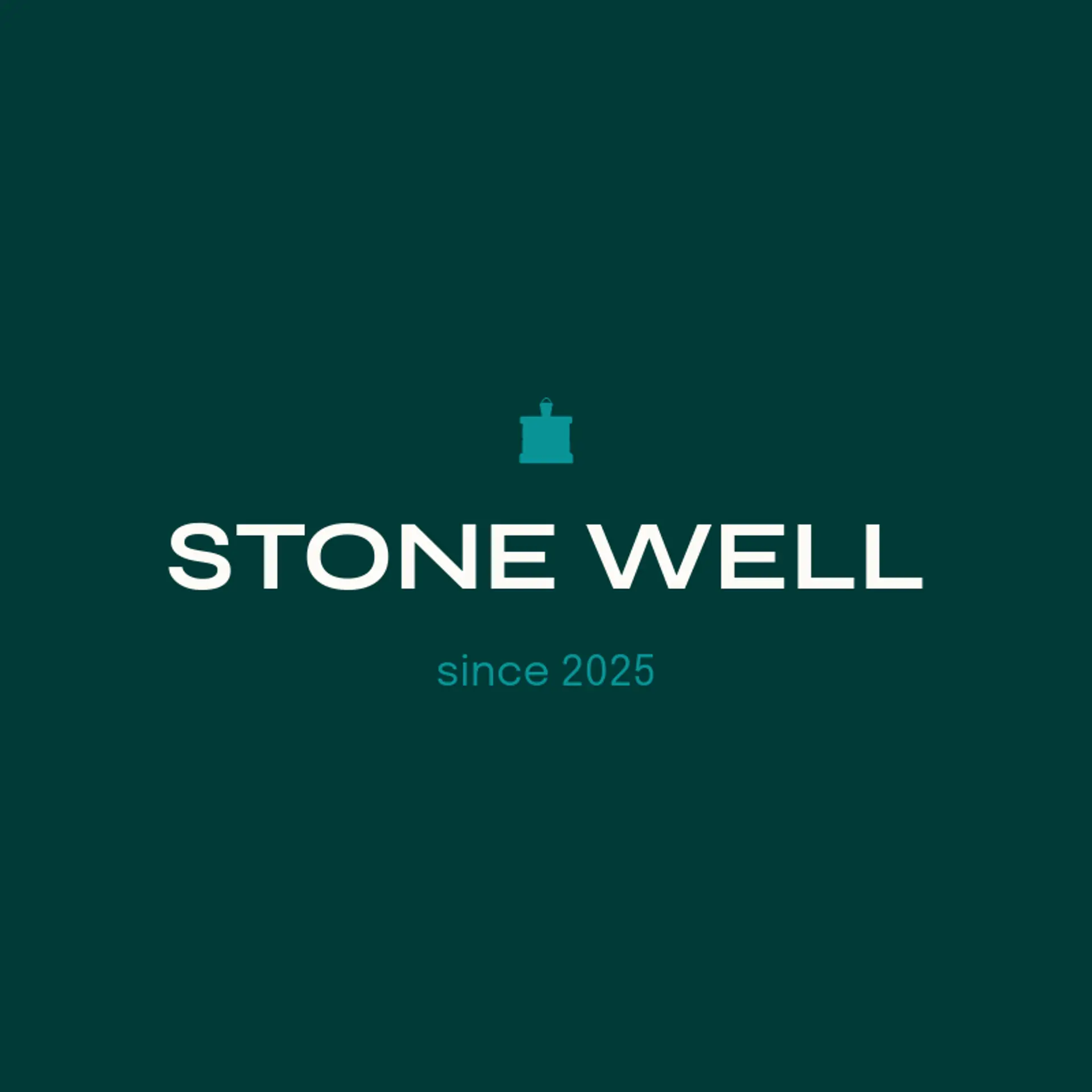 Stone Well logo for water