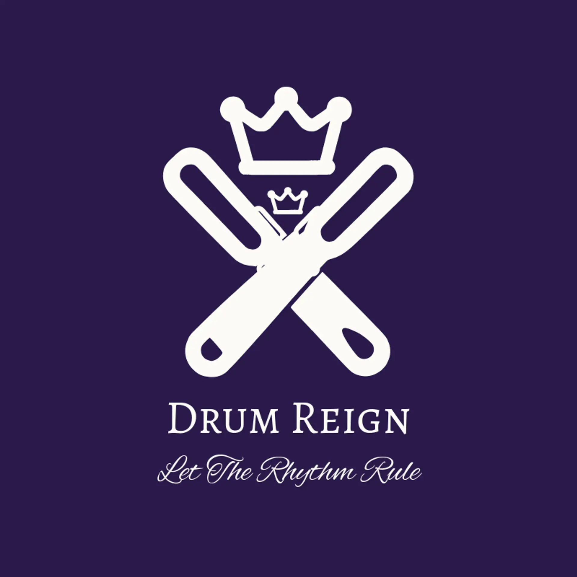 Drum Reign logo for metal band