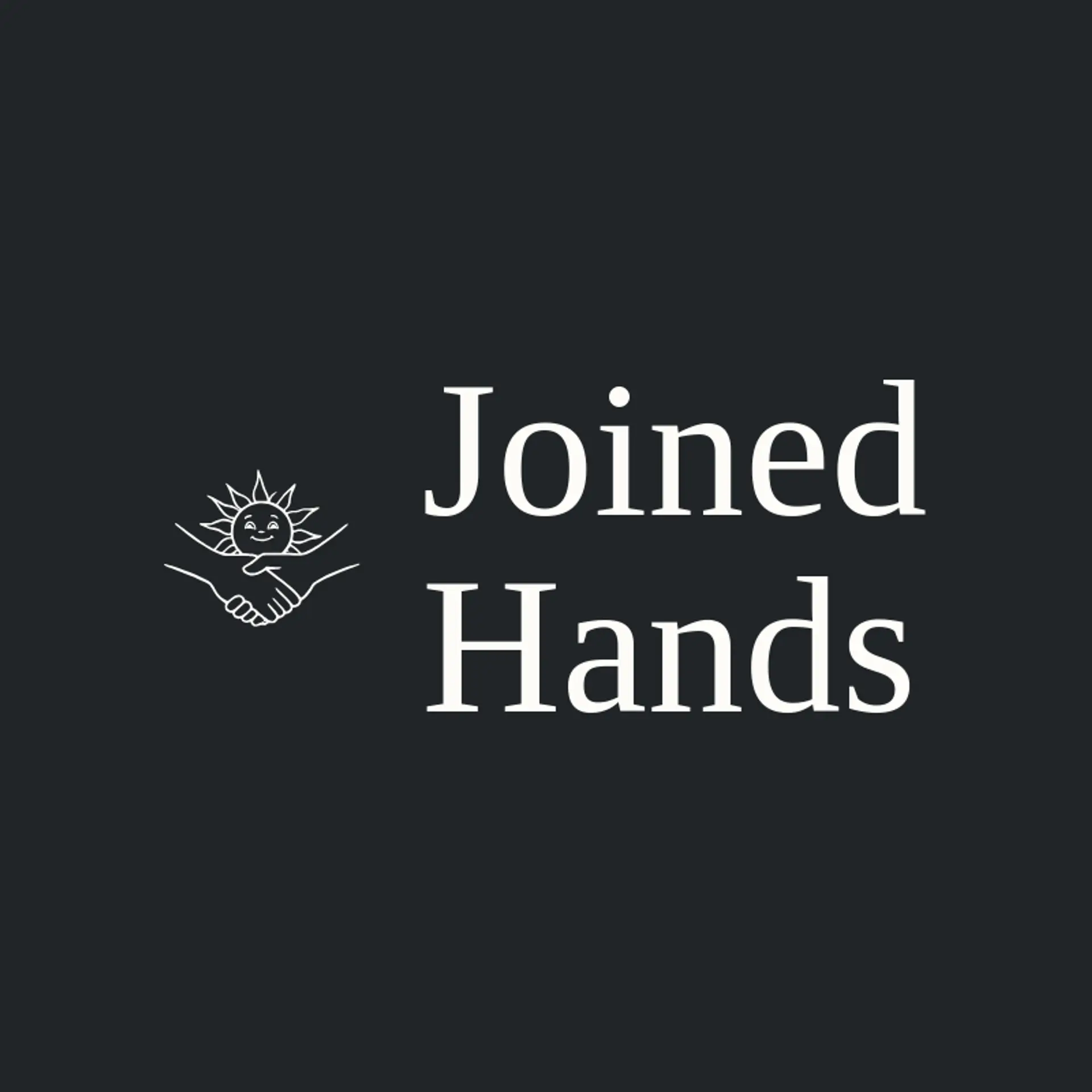 Joined Hands logo for person