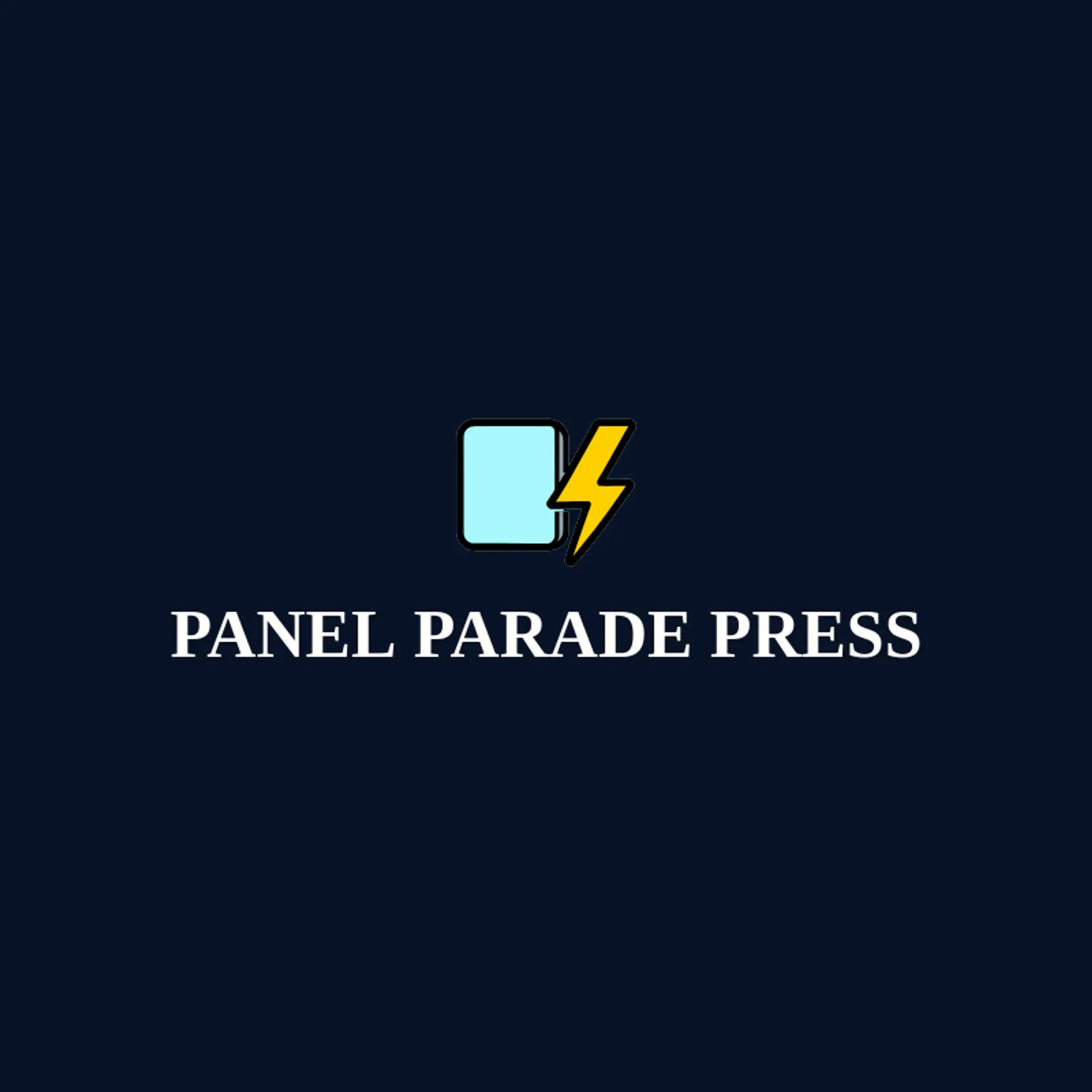 Panel Parade Press logo for comic book