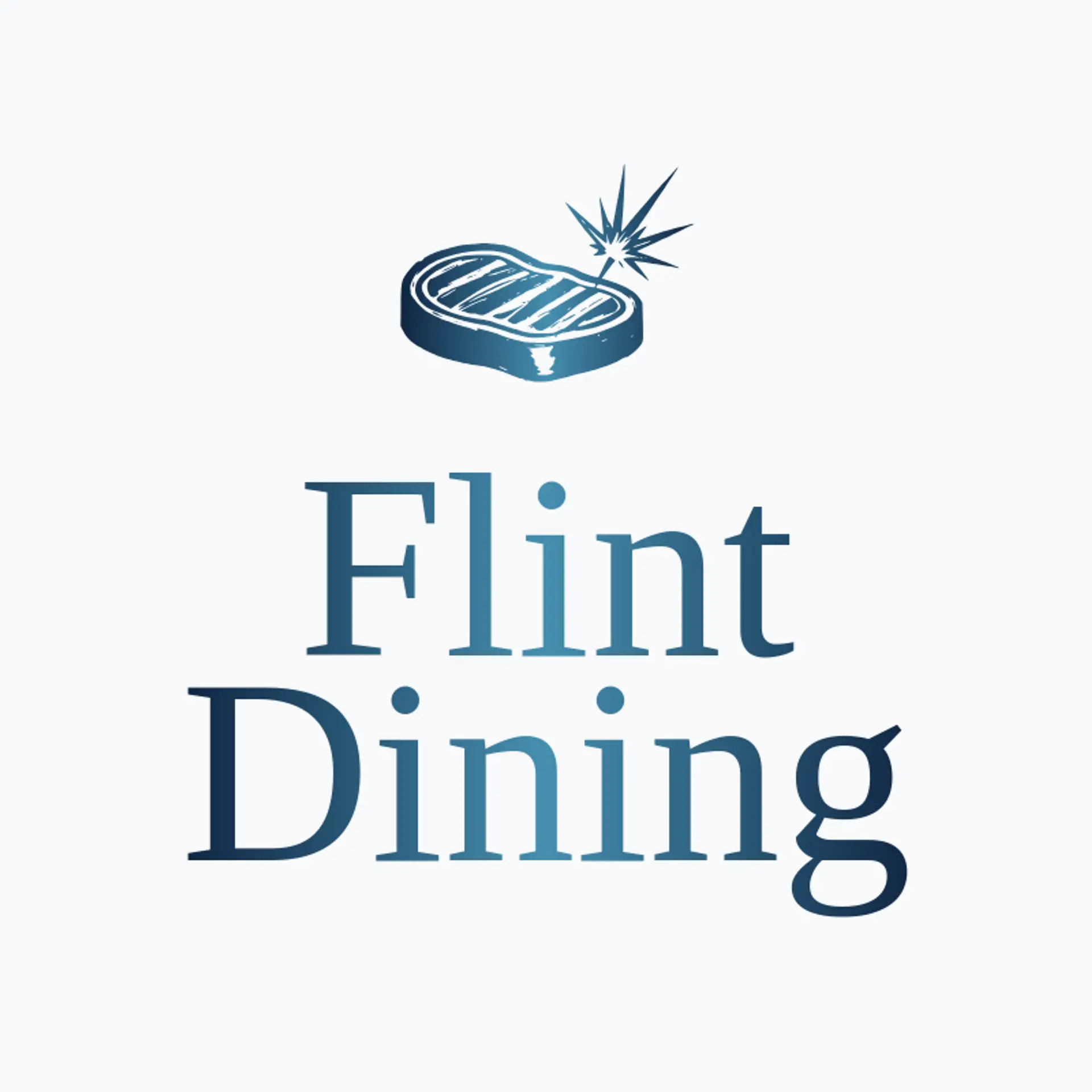 Flint Dining logo for steakhouse