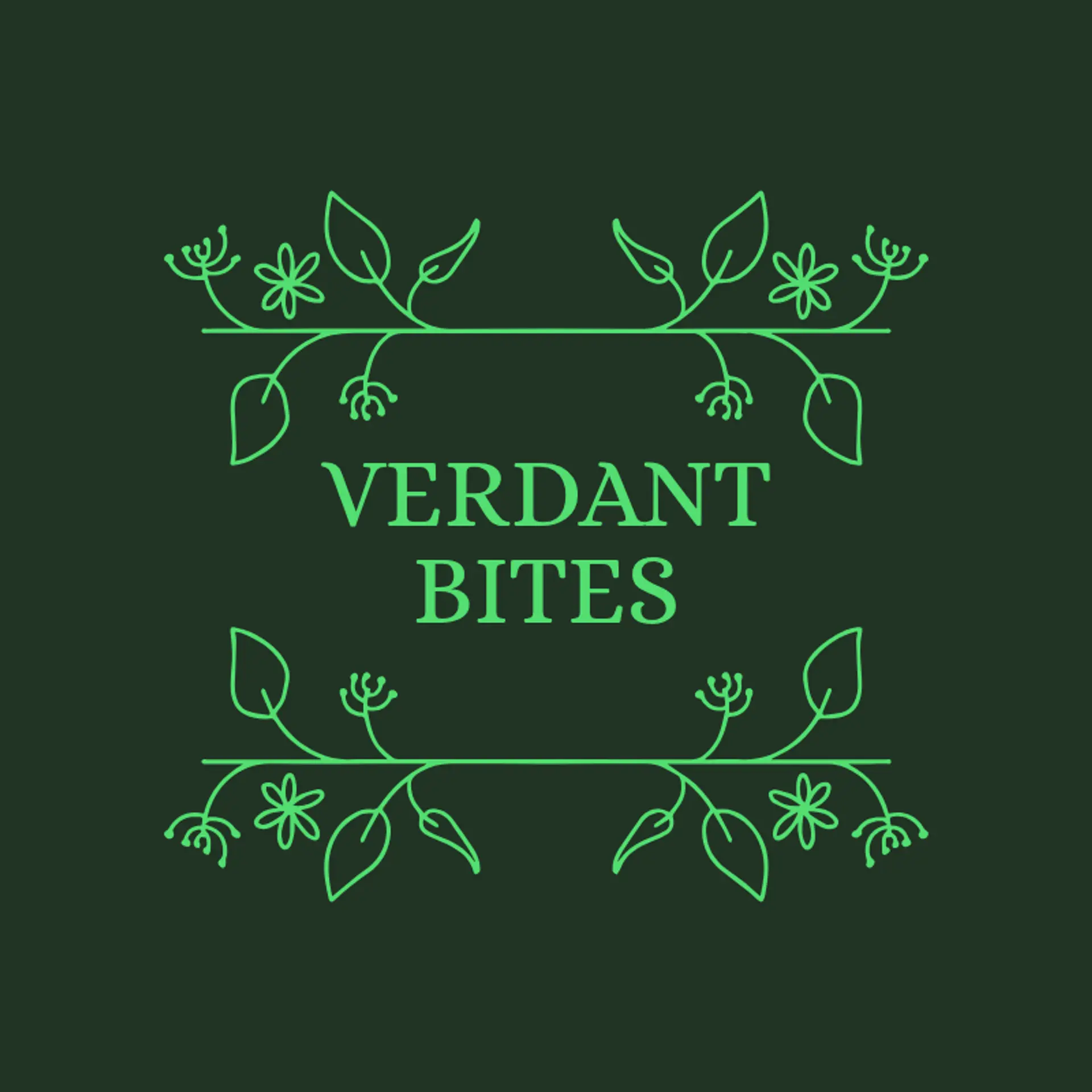 Verdant Plate logo for vegan restaurant