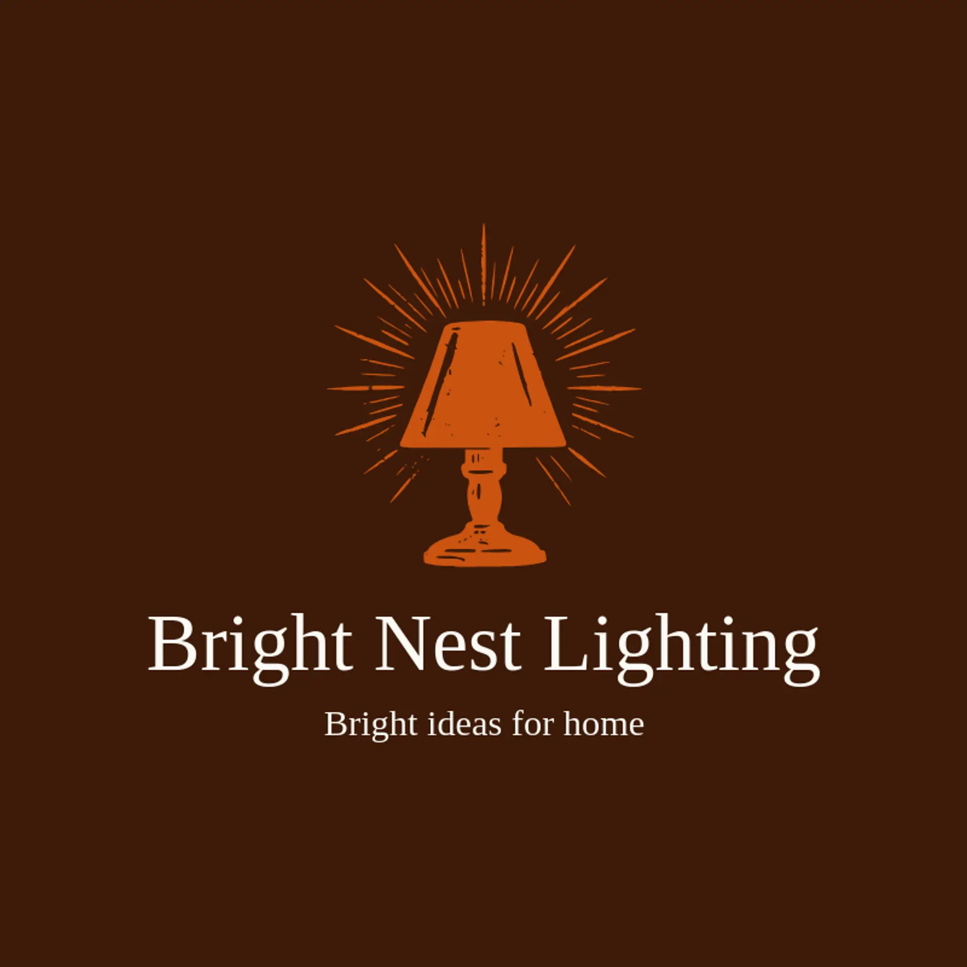 Bright Nest Lighting logo for lamp