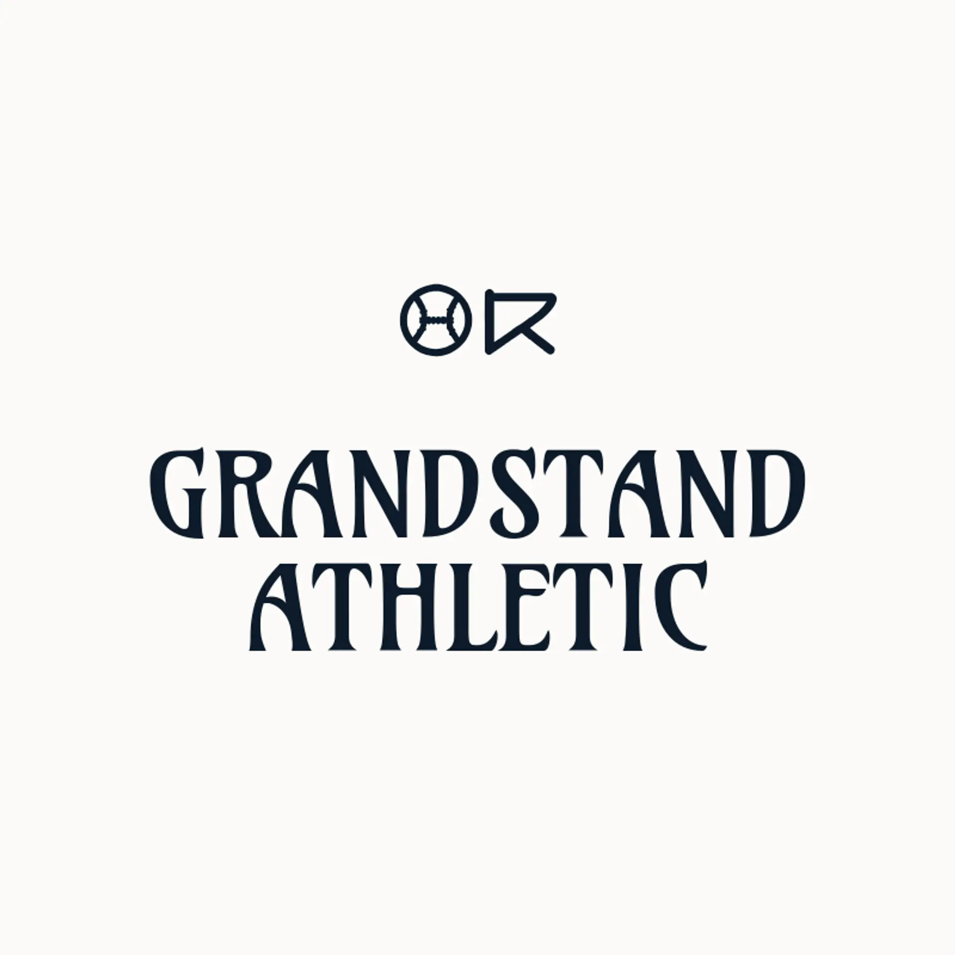 Grandstand Athletic logo for baseball