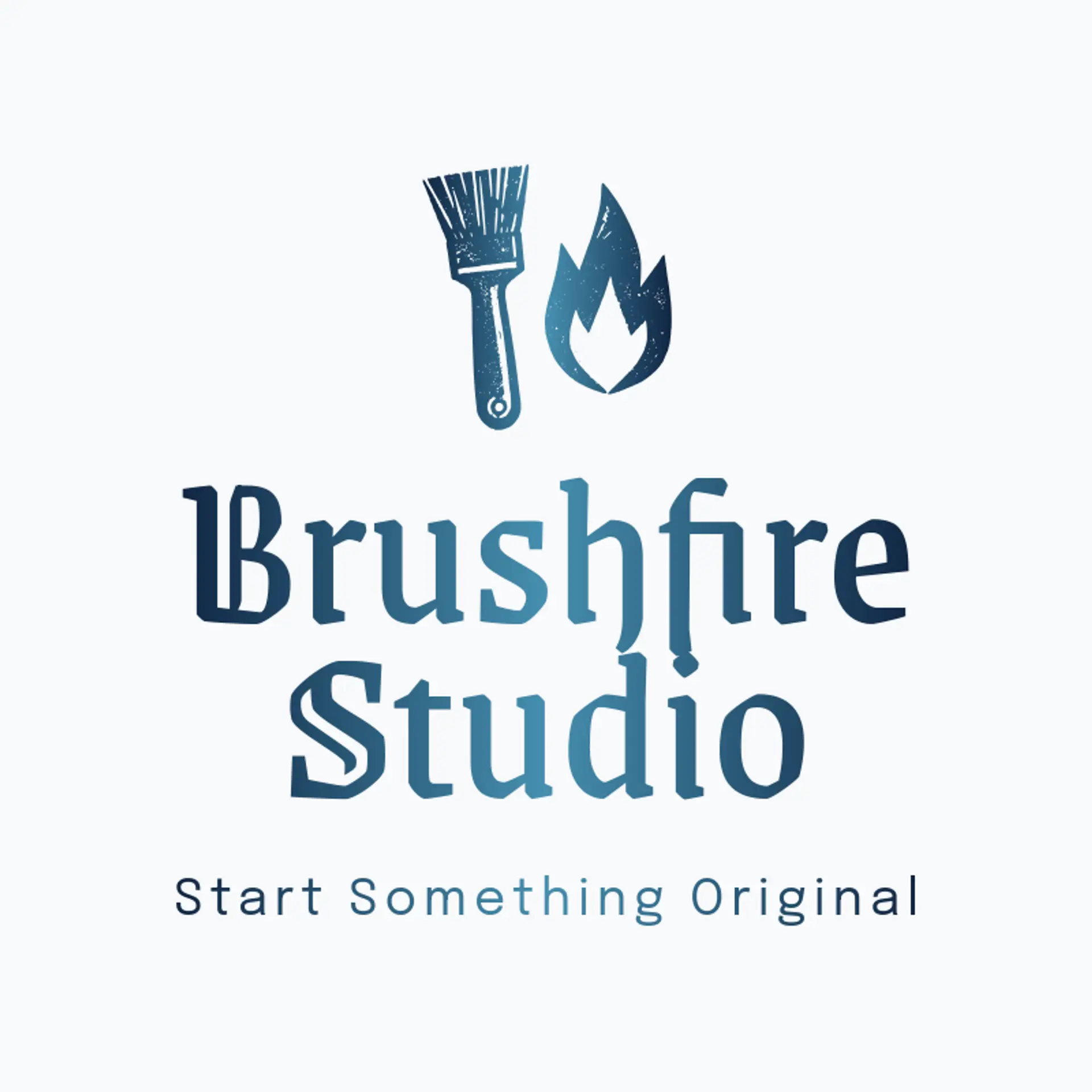 Brushfire Studio logo for studio