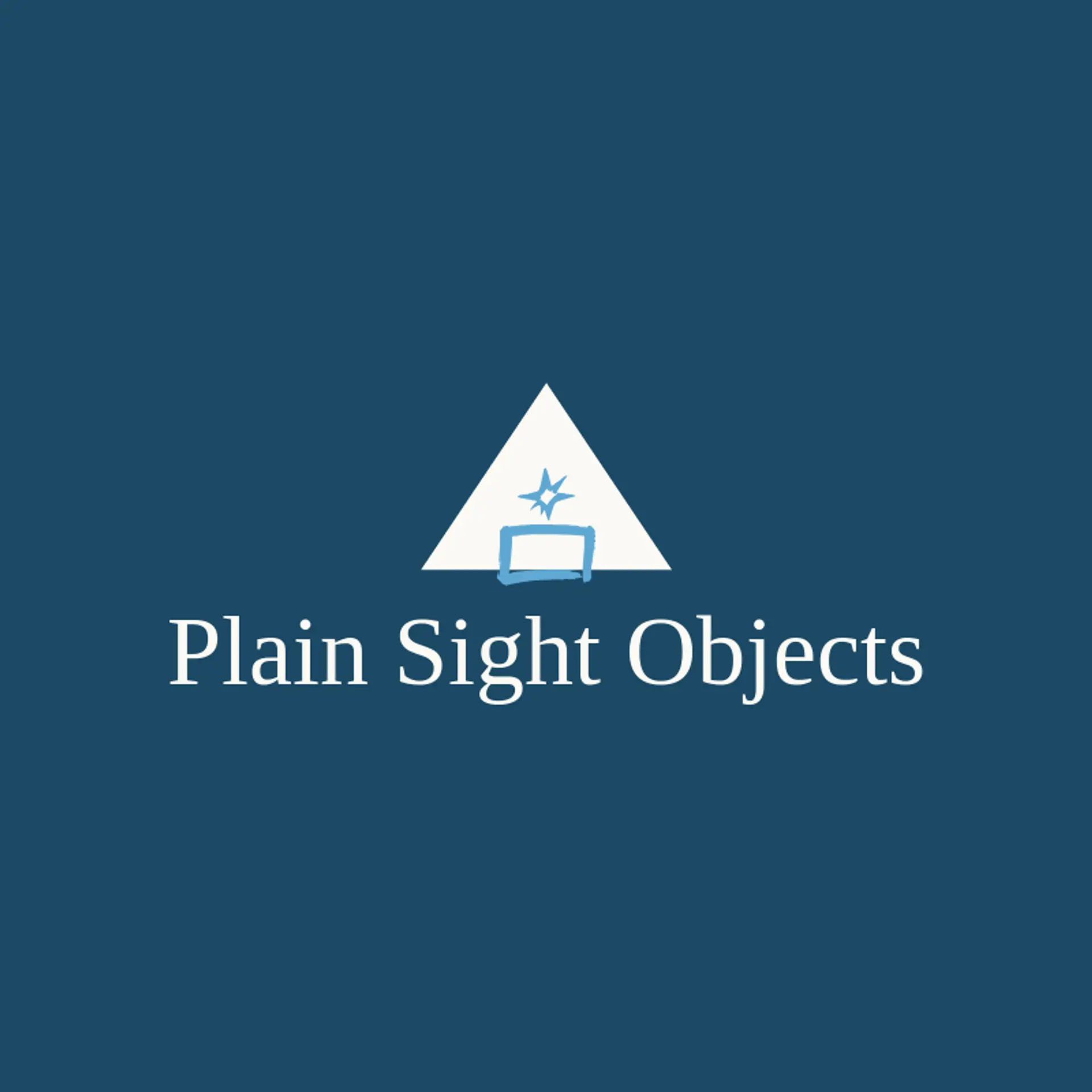 Plain Sight Objects logo for rectangle