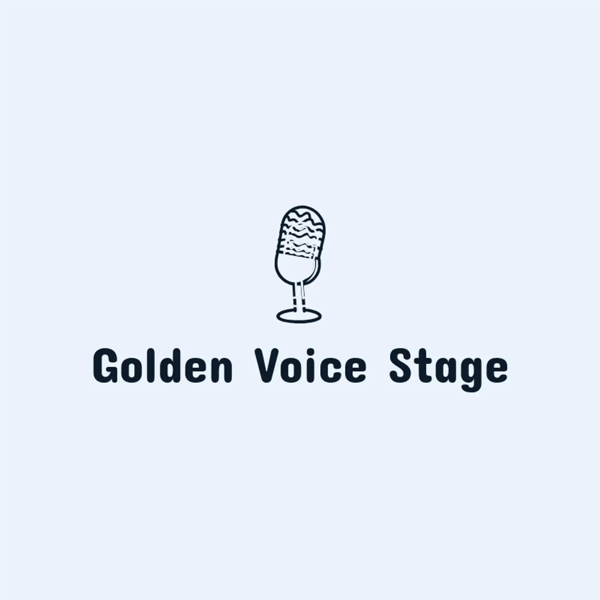 Golden Voice Stage logo for drama